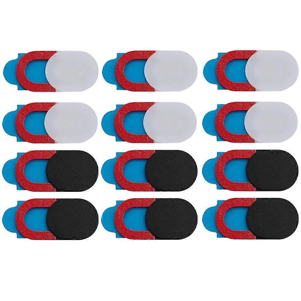 Privacy Protection Camera Cover For General Users With Practical Design For Daily Use And Study In White 12Pcs
