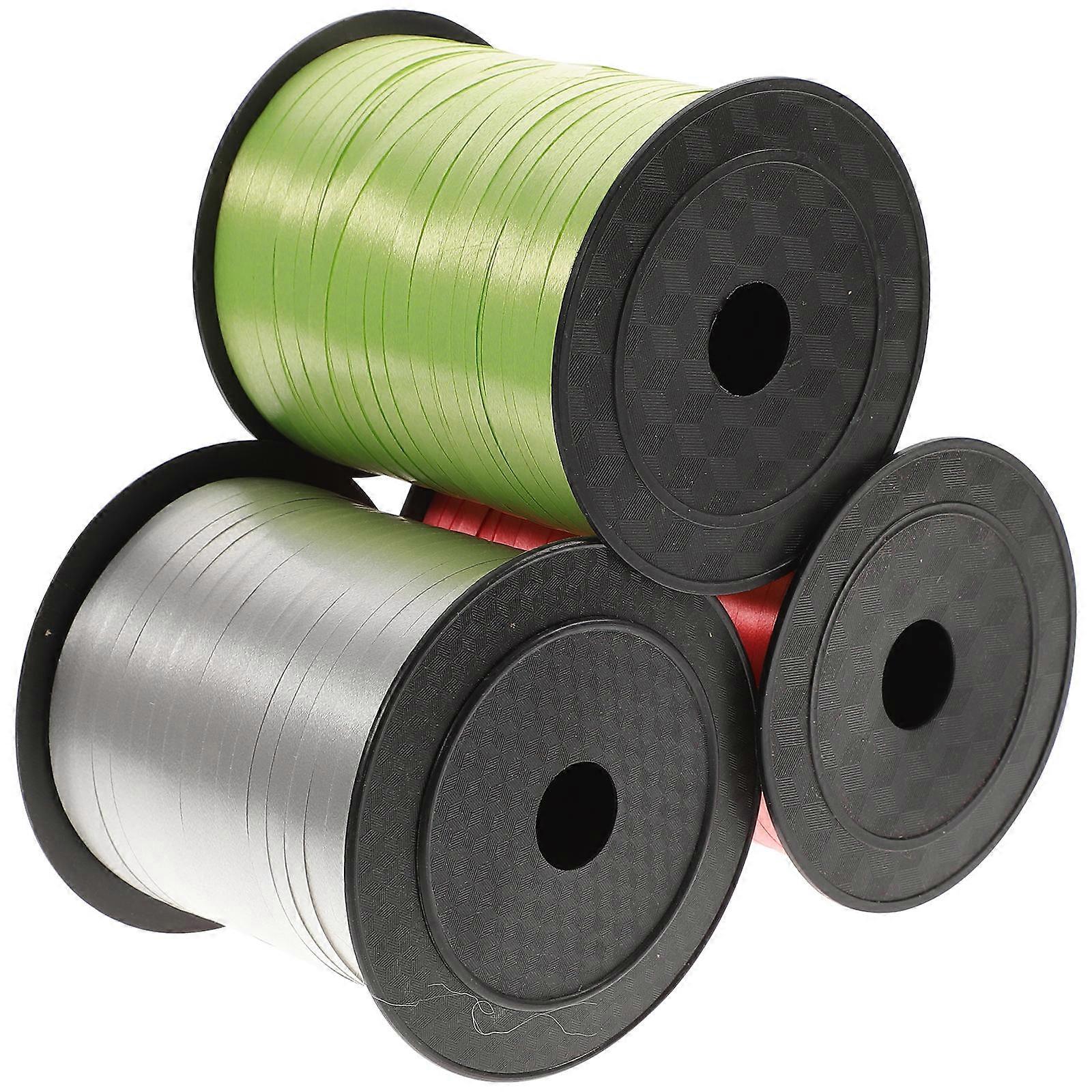 Practical Gift Wrapping Ribbon For Event Organizers And DIY Enthusiasts Assorted Color 3 Rolls