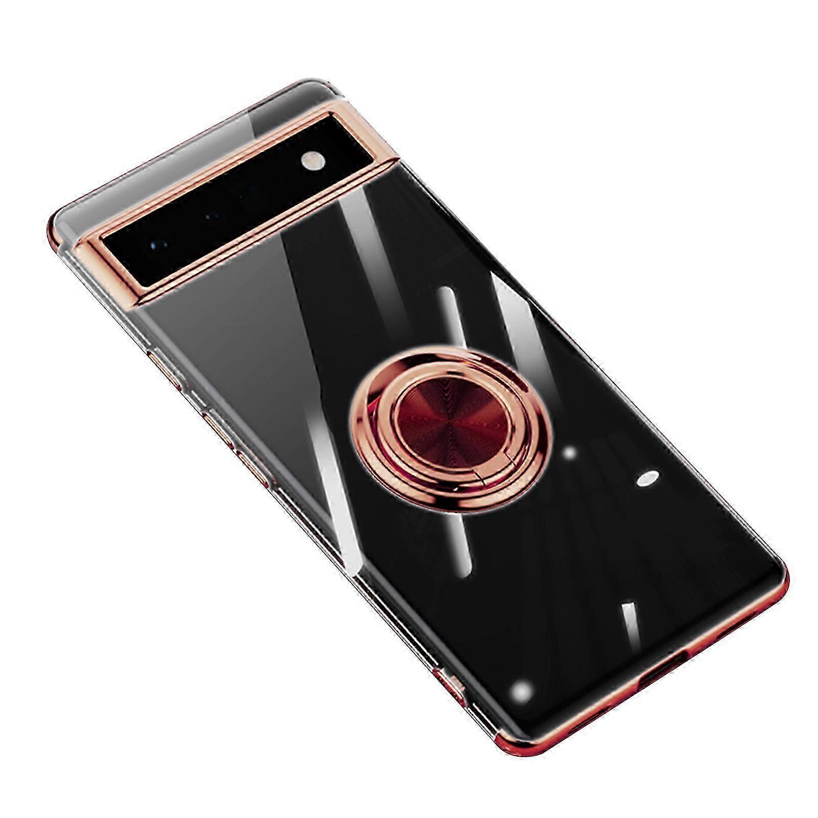 Mobile Phone Case Applicable To Google Pixel 6a Electroplated Ring Mobile Phone Protective Case