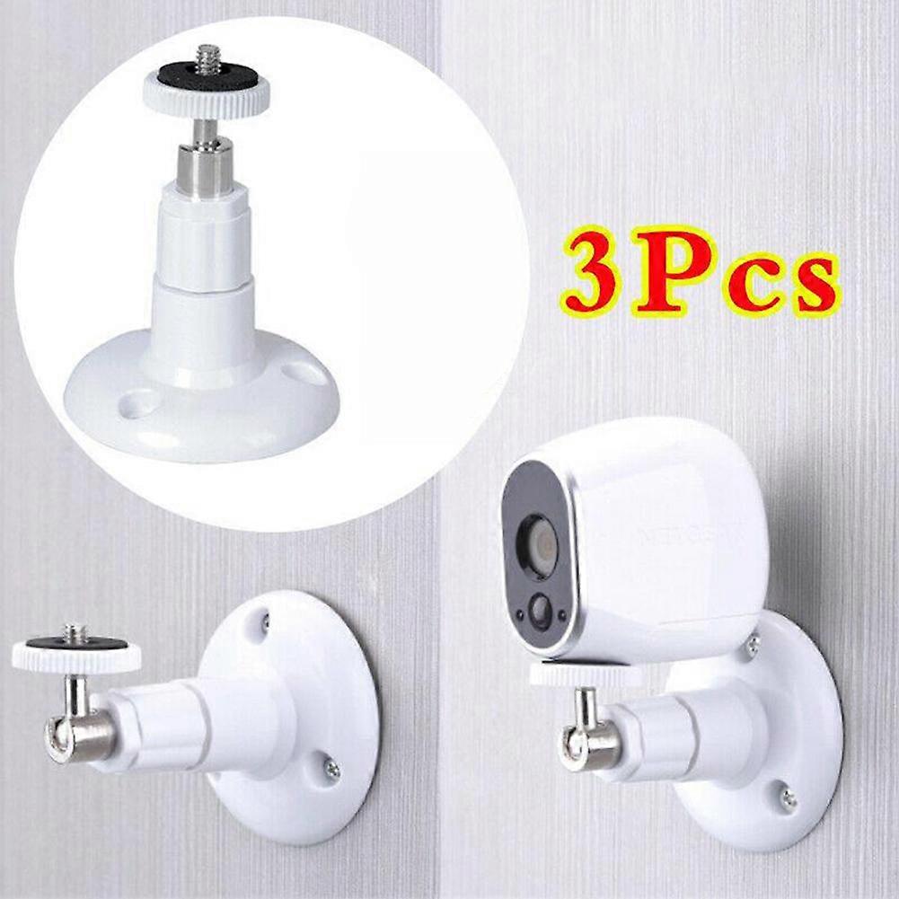 3*Wall Mount Wall Mount Ring Indoor Cam Stick Up 360° Adjustable Camera Mount for Indoor or Outdoor Use