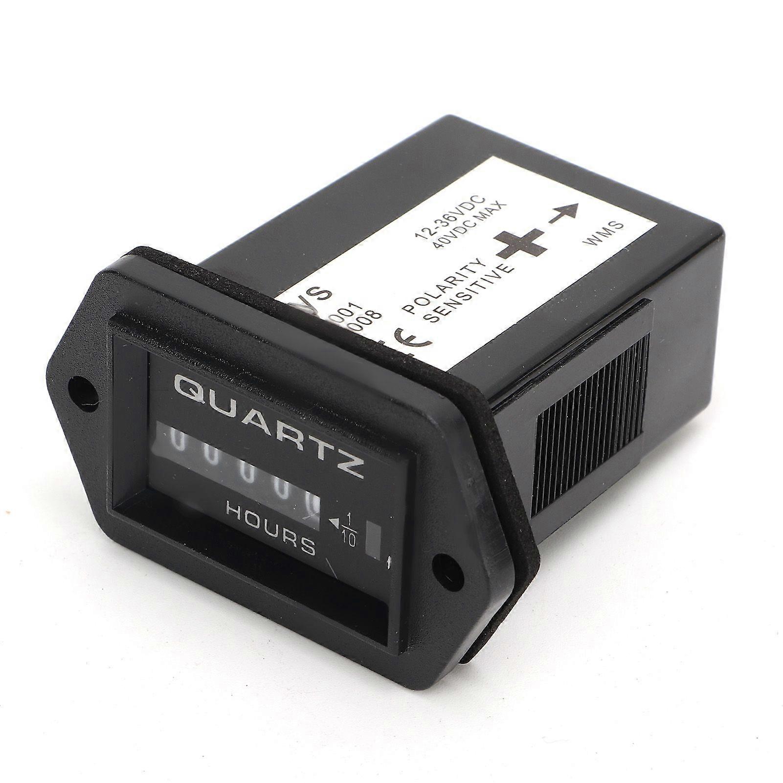 tractor hour meter high accuracy DC12V to 36V