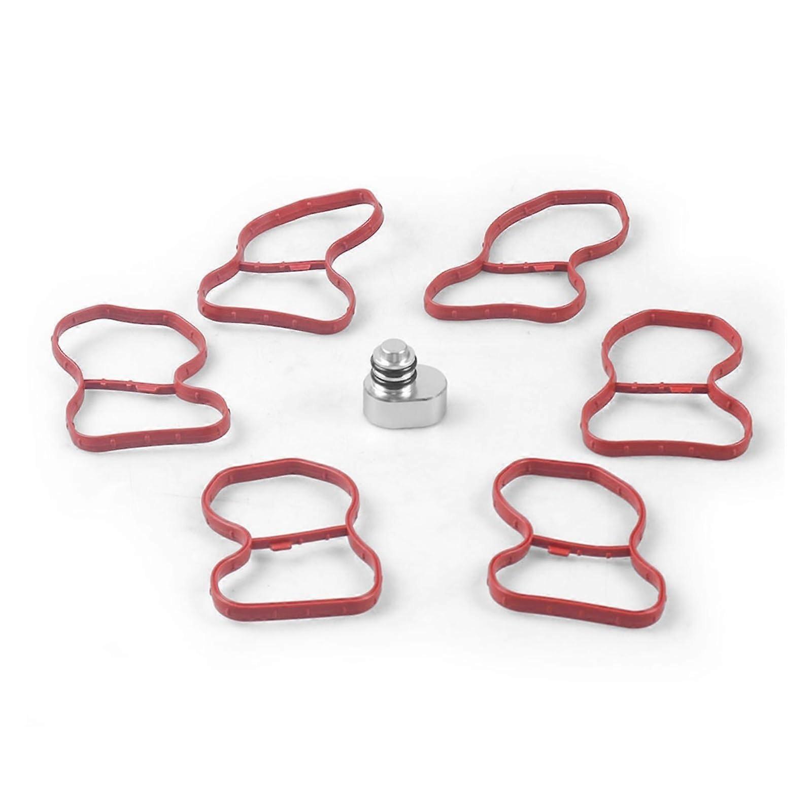 11618511363 Twist Flap Plug Removal Kit for BMW N57 N57S E90 E91 E92 E93 F07 F10 F11 with 6 Gaskets and Eraser Tool