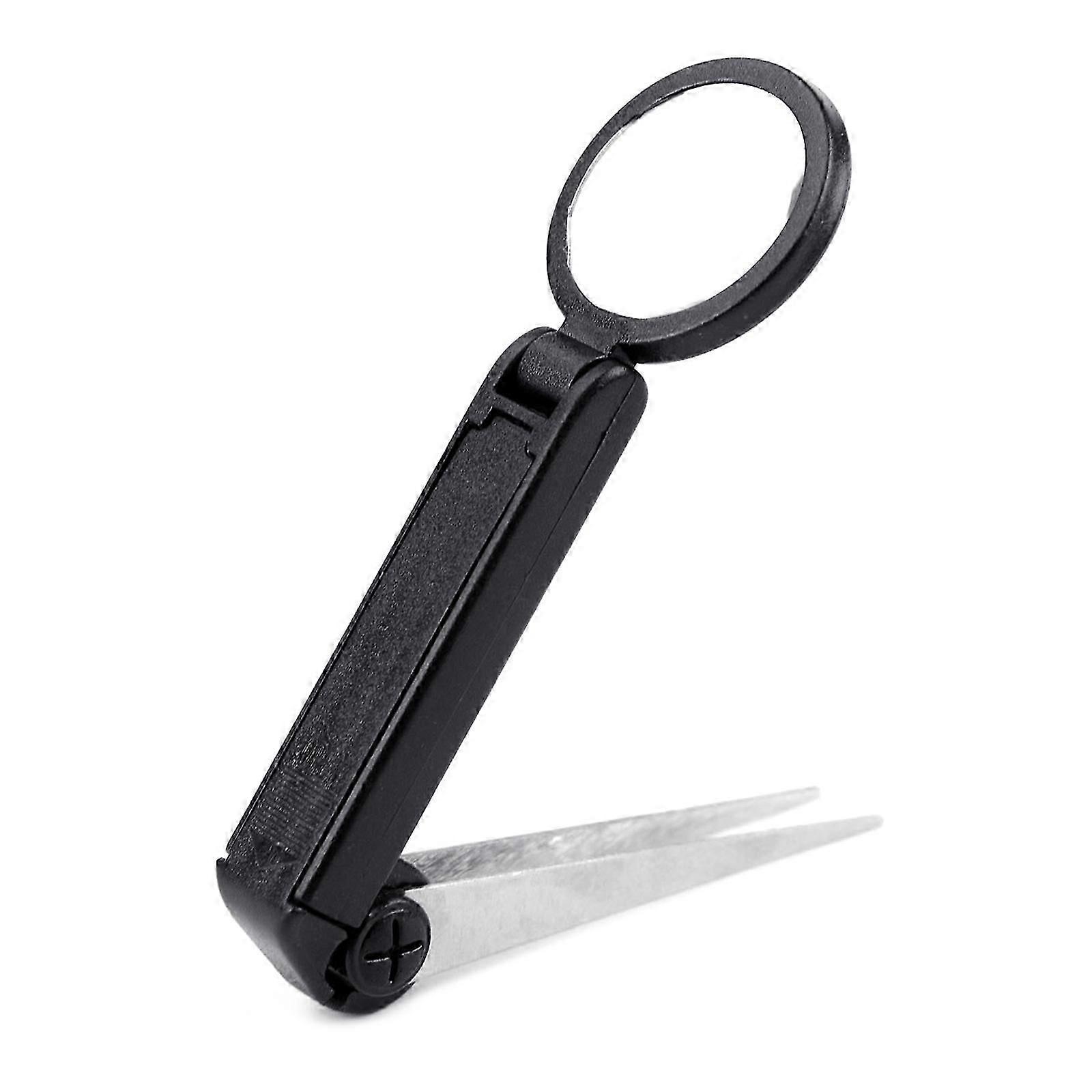 Upgrade Lighted Magnifying Tweezers 10X Magnifier with Tweezers for Seniors