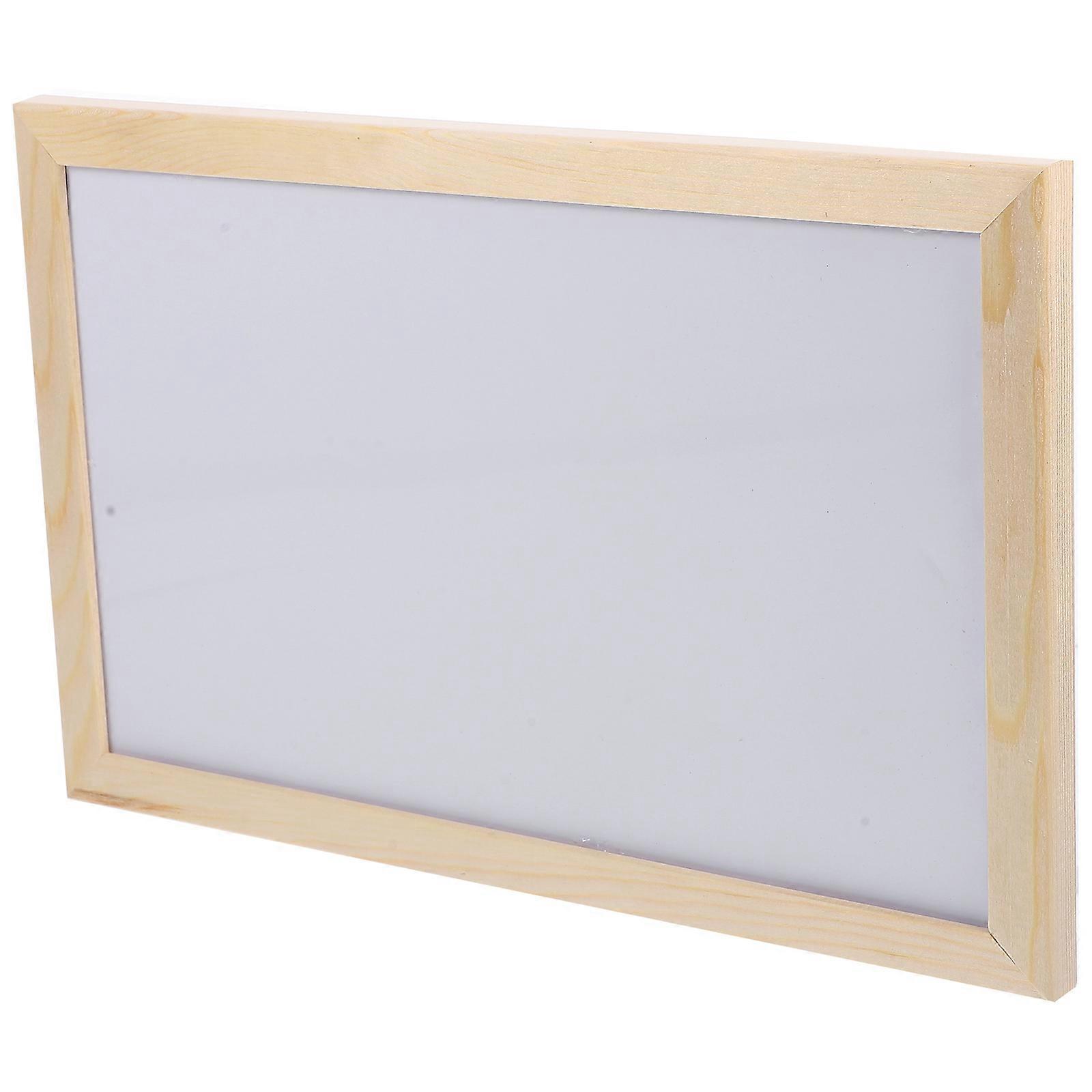 White Wood Message Board for Home Decorate Side Picture Frame 1 Set