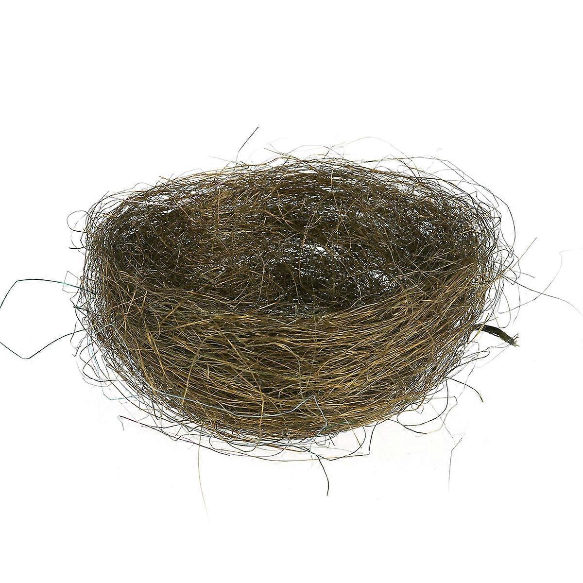 3Pcs Mini Colored Thread Bird Nests for Easter Candies and Eggs (Random Color)