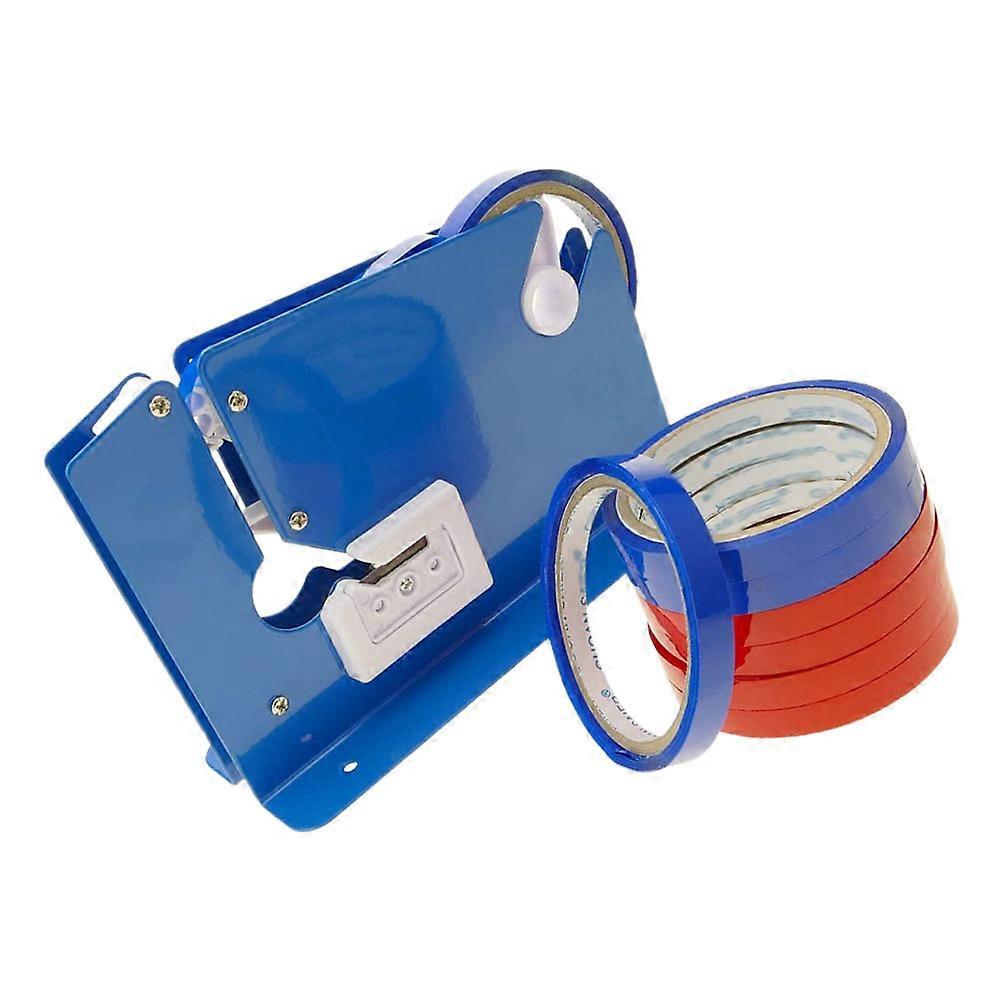 Tape Dispenser Machine, Portable Bag Sealer with Built-in Trimmer for Efficient Cutting