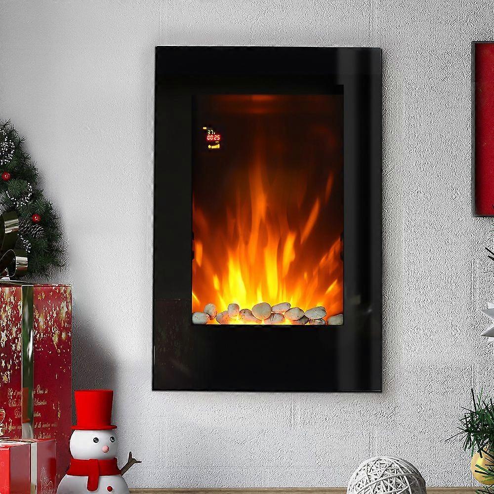 2KW Vertical Wall Electric Fire Fireplace