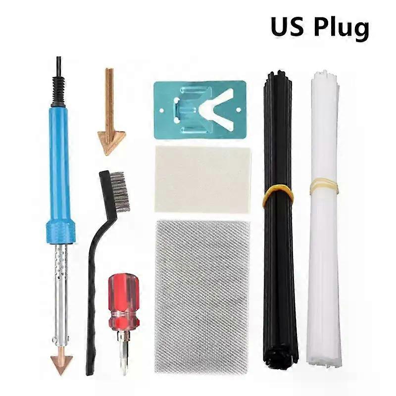 80W Plastic Welding Machine Kit Car Welding Repair Kit for Bumper Kayak Repair Soldering Station Heat Repair Tool