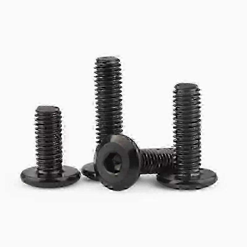 Black Flat Head Hex Drive Screws for M3 M4 M5 M6 M8 Furniture Edition 0724