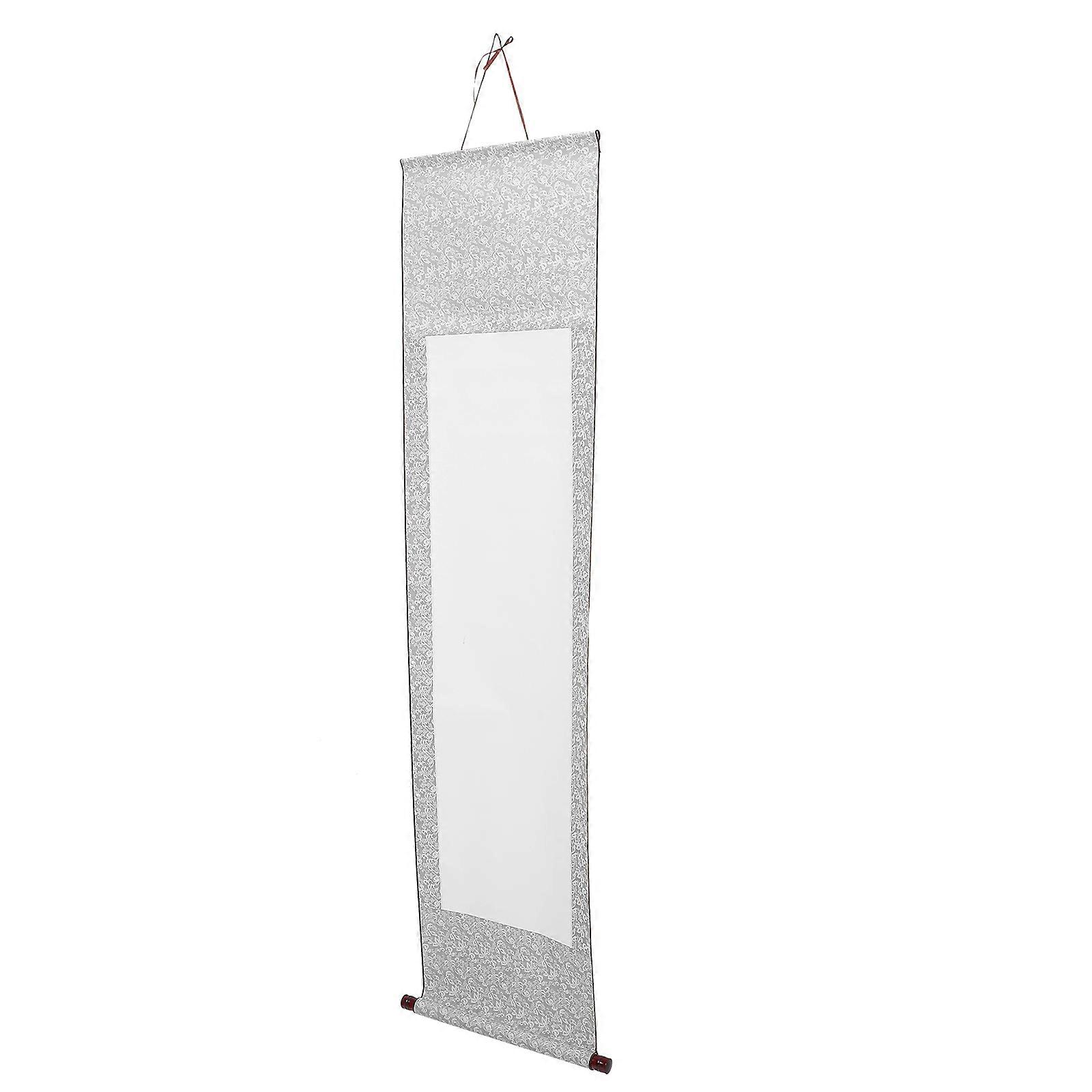 Chinese Calligraphy Blank Scroll for Painting Use Grey Rice Paper 70x200cm with Storage Box
