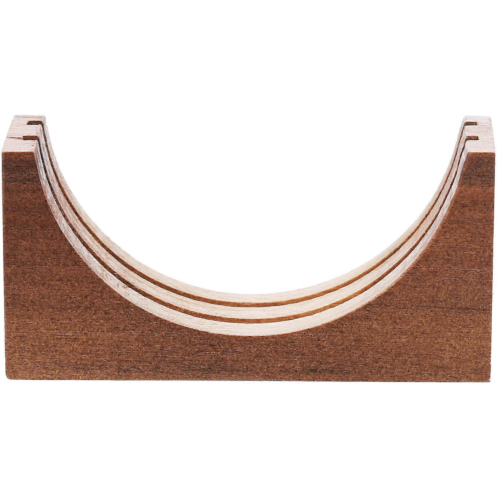 Coffee Filter Holder Wooden Espresso Puck Screen Stand Coffee Maker Filter Holder Filter Organizer