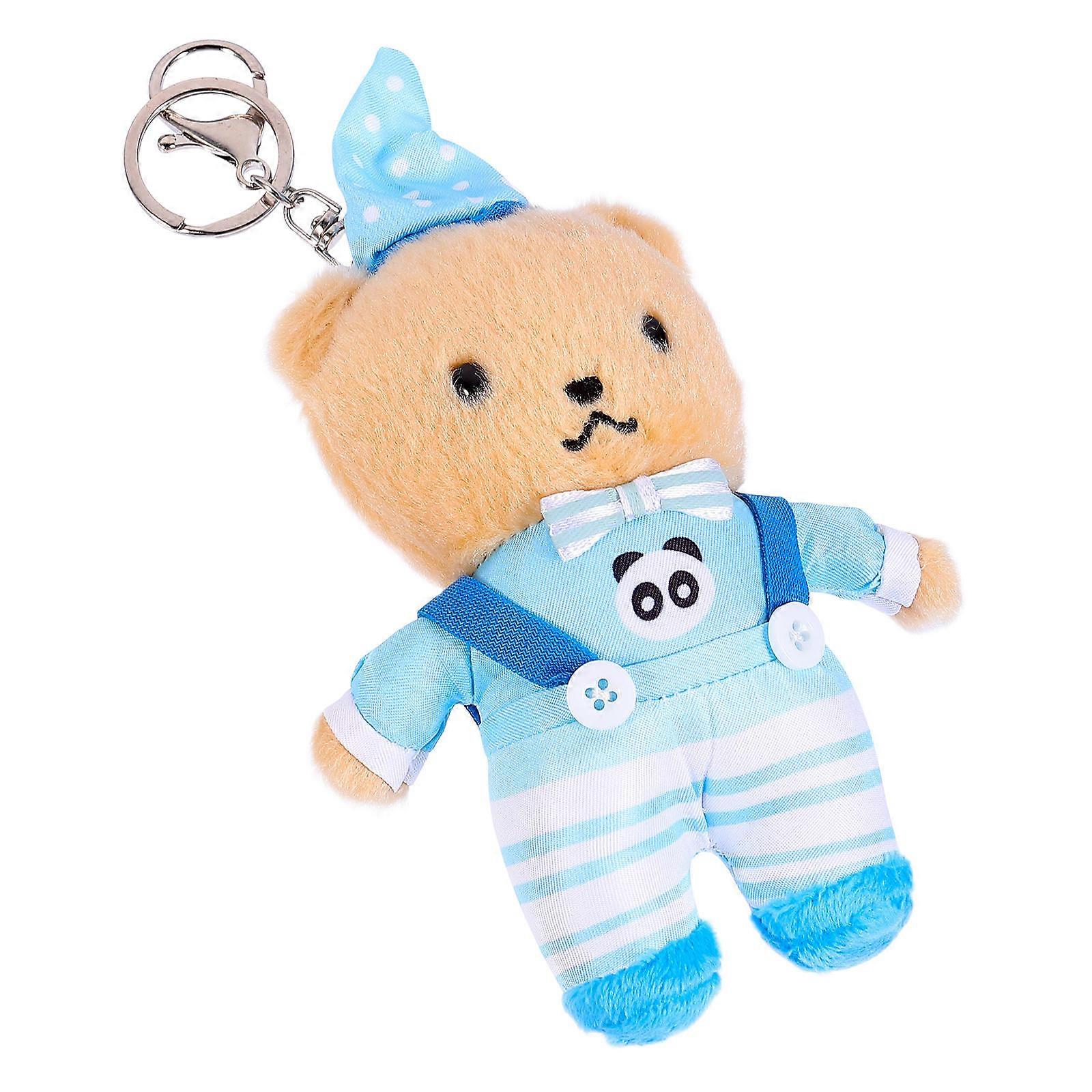 Chic Bear Shaped Keychain For Gift Giving Fabric 1Pc