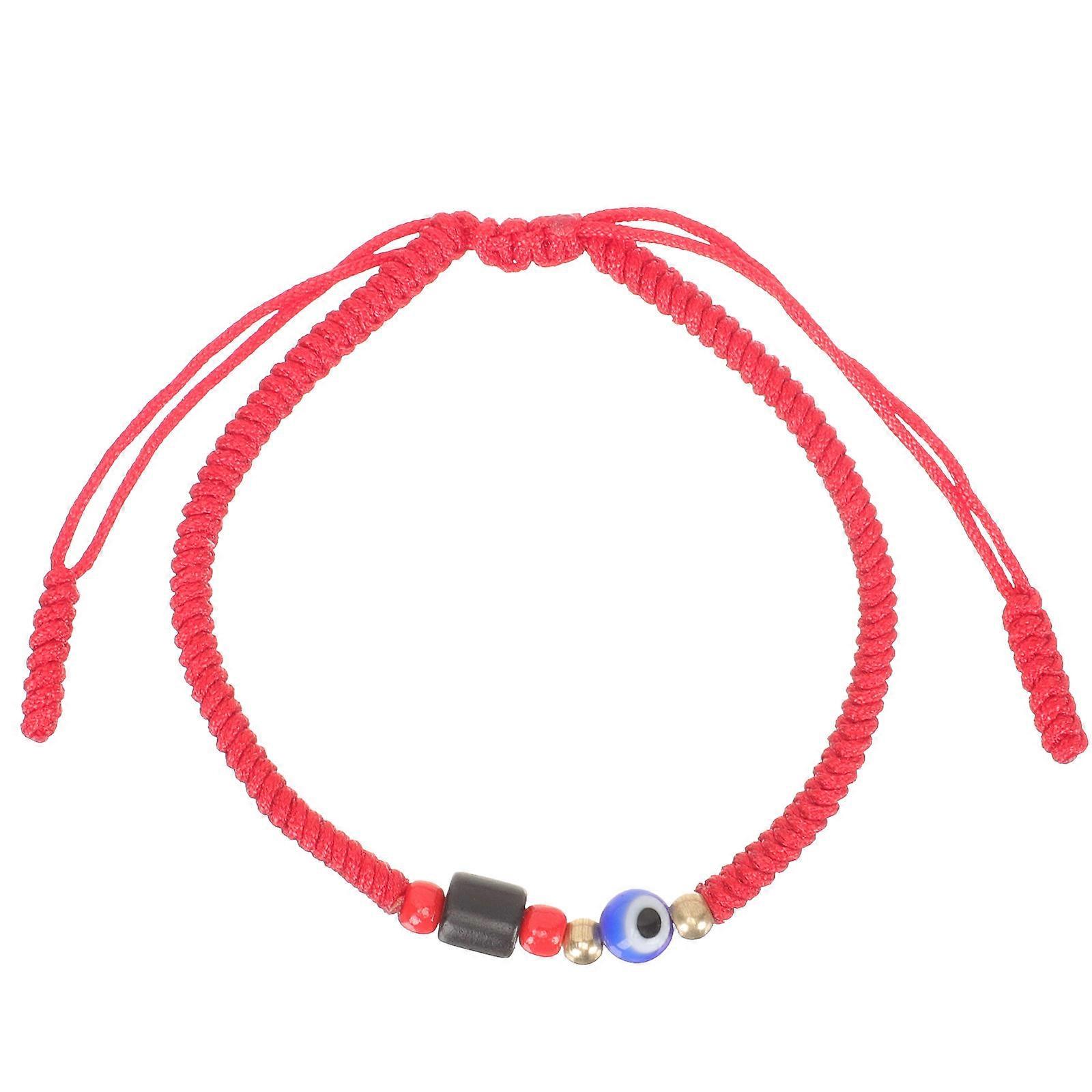 Adjustable Handmade Red String Evil Eye Bracelet for Women – Stylish Wrist Chain for Casual & Party Wear – Unique Accessory for All Ages