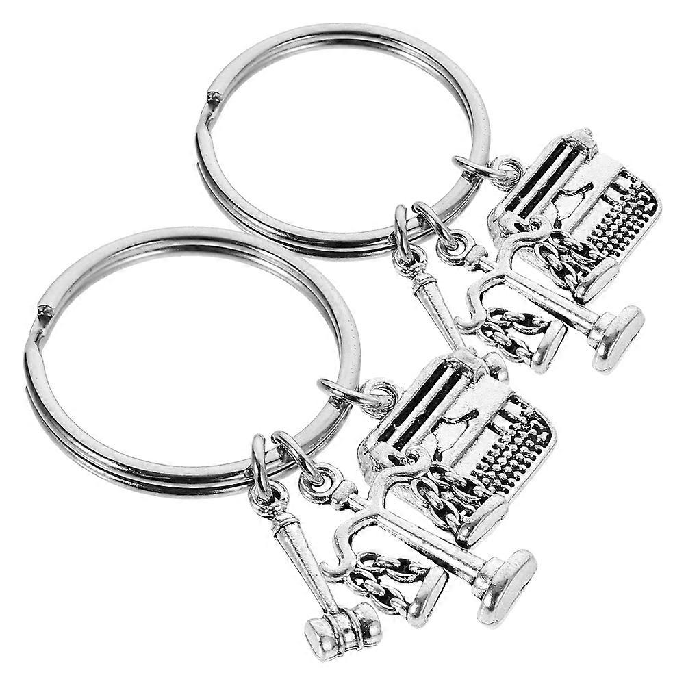 弁護士キーホルダー亜鉛合金ペンダントジャスティススケールデザインキーリングキーバックパックオーナメント法卒業生2個