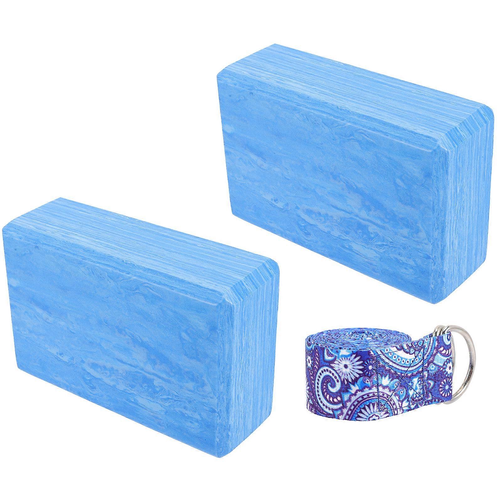 High Density Yoga Brick For Yoga Practice And Meditation In Assorted Color With Skid Resistance For Abdominal Muscle Training 1 Set
