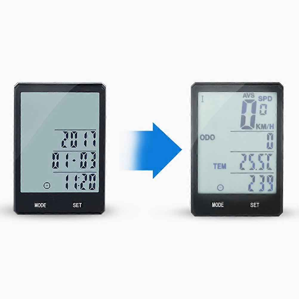 Odometer Bike Computer For Cyclists Hiking Climbing Waterproof Functionality 1 Set