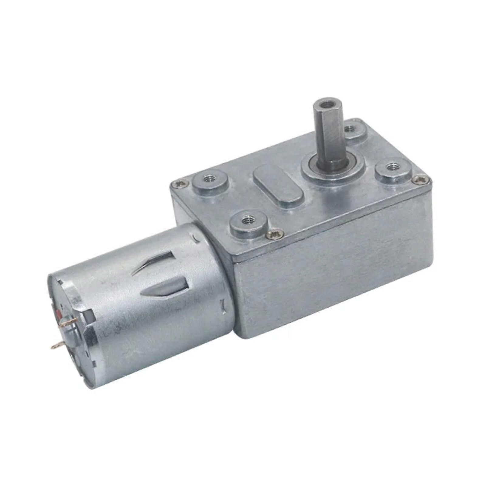 JGY370 High Torque Worm Gear Motor With Self-Locking Gear Reducer 24V DC, 12V And 6V Low Speed