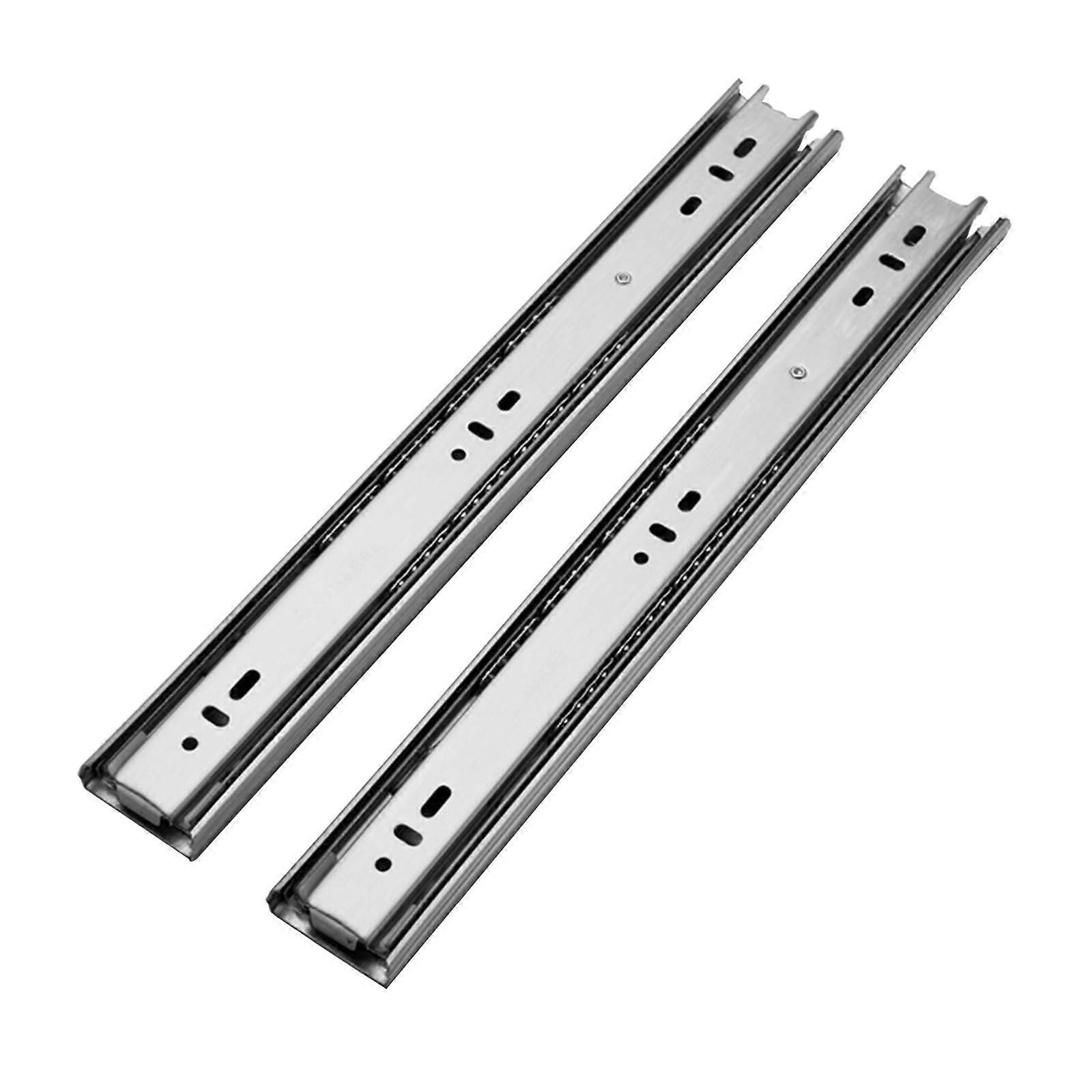 Drawer slide rails, drawer guides, fullextension 1020 inches, 45kg load capacity, sidemounted ballbearing slides.