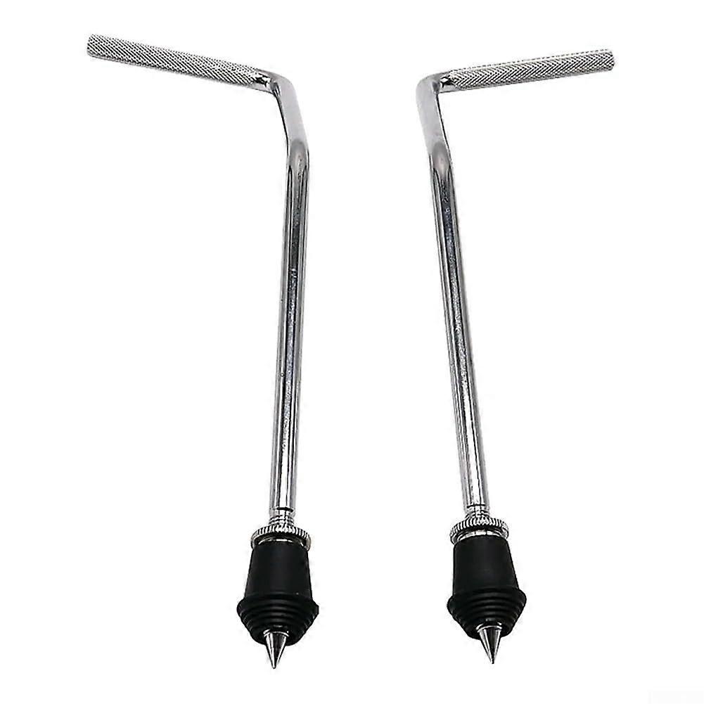 Bassdrum Stabilizing Leg Set for Enhanced Drumming Experience, Adjustable, Durable, Compatible with All Drum Kits