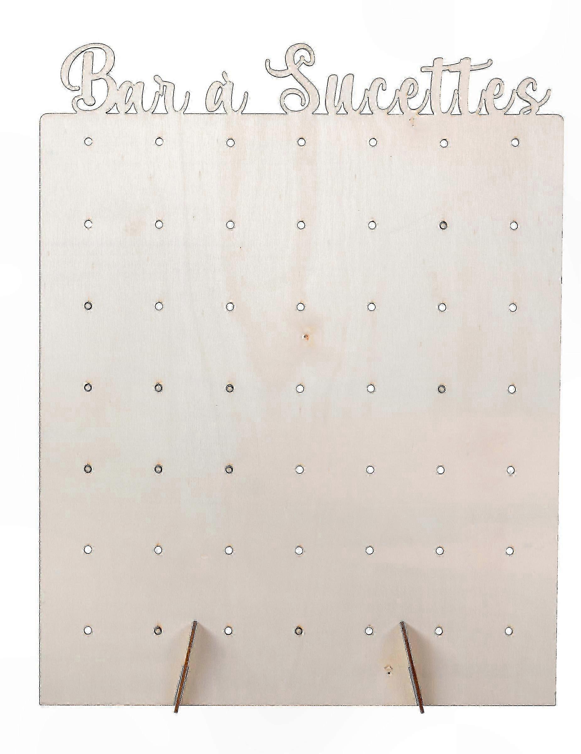 木製ロリポップディスプレイスタンド40x30cm、キャンディーとデザートのプレゼンテーション用