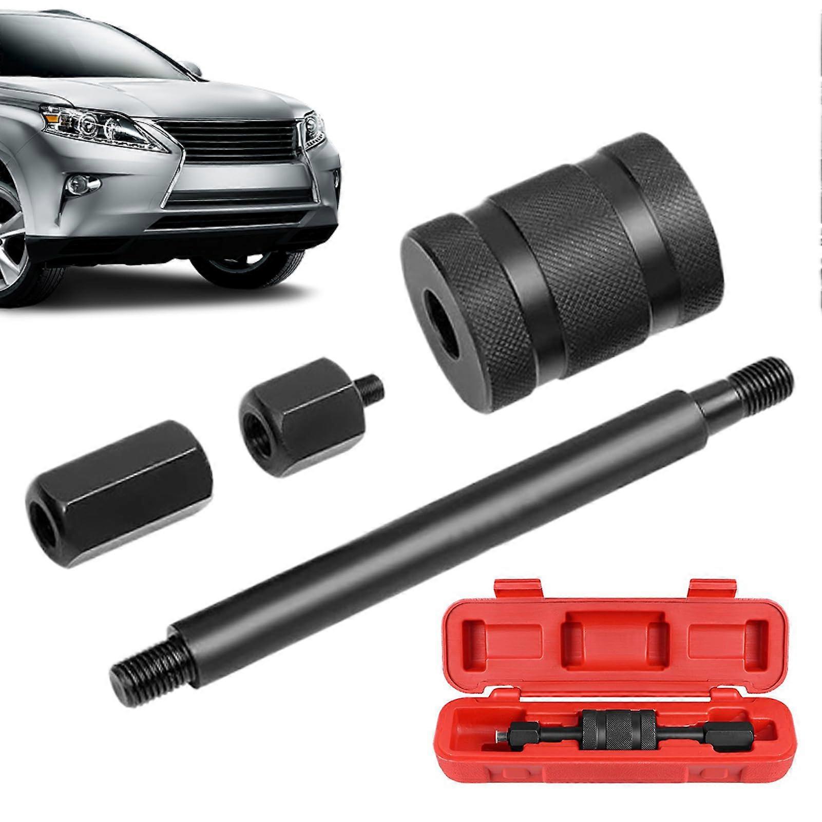 Injector Removal Tool Fuel Injector Extractor with Impact Hammer Durable Carbon Steel Puller Tool for Vehicle Dismantling Auto Mechanic