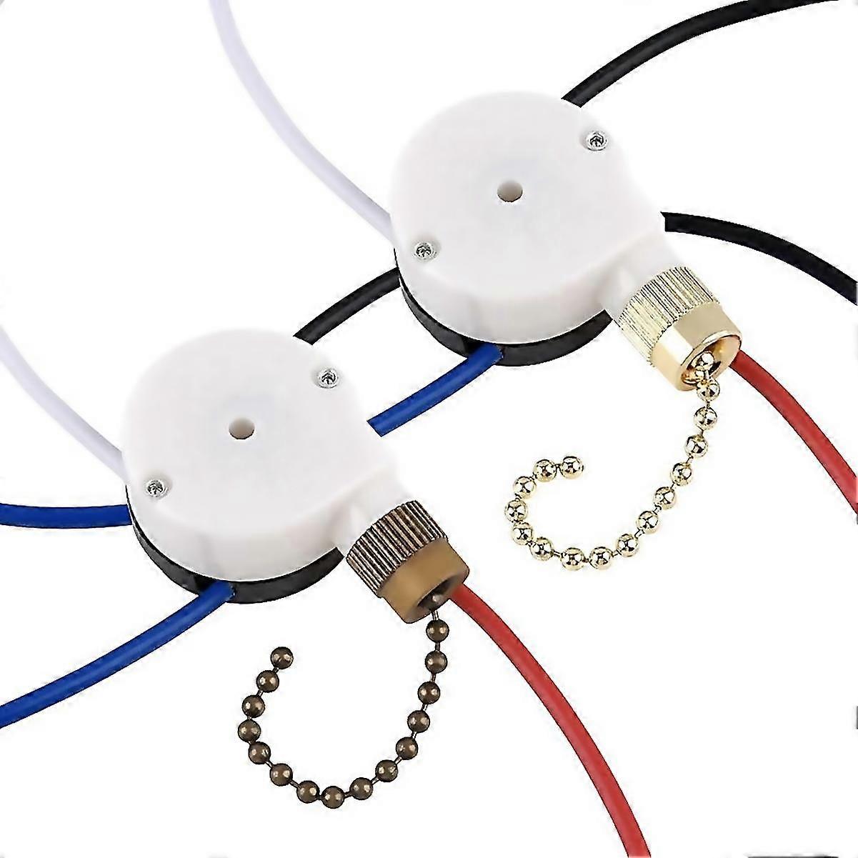 For ceiling fan switch kit ze208s e89885 3 speed 4 wire pull chain ceiling fan parts switch speed