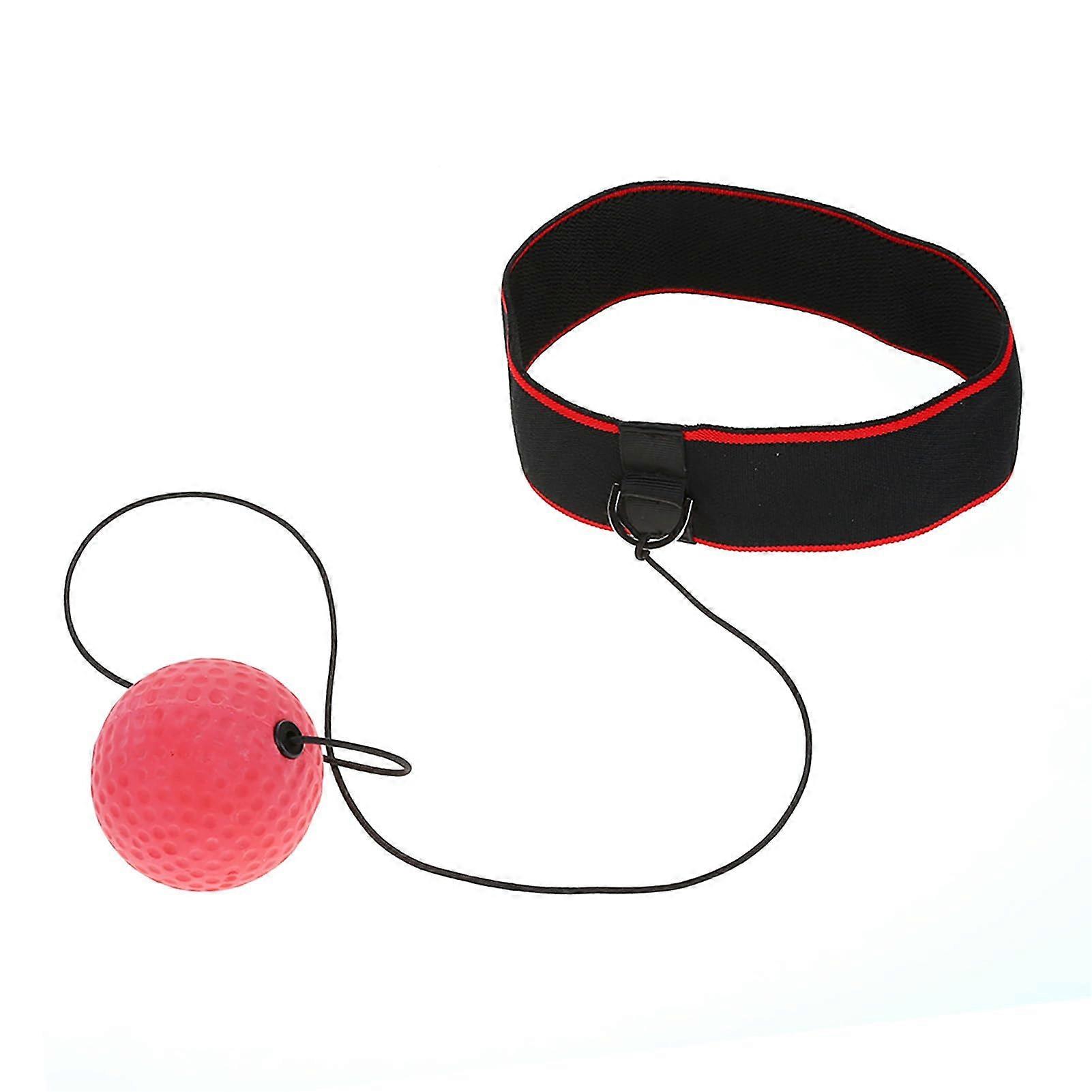 Boxing Speed Training Ball, Boxing Punch Exercise Ball for Adults with Headband for Reflex Speed Training E305H01