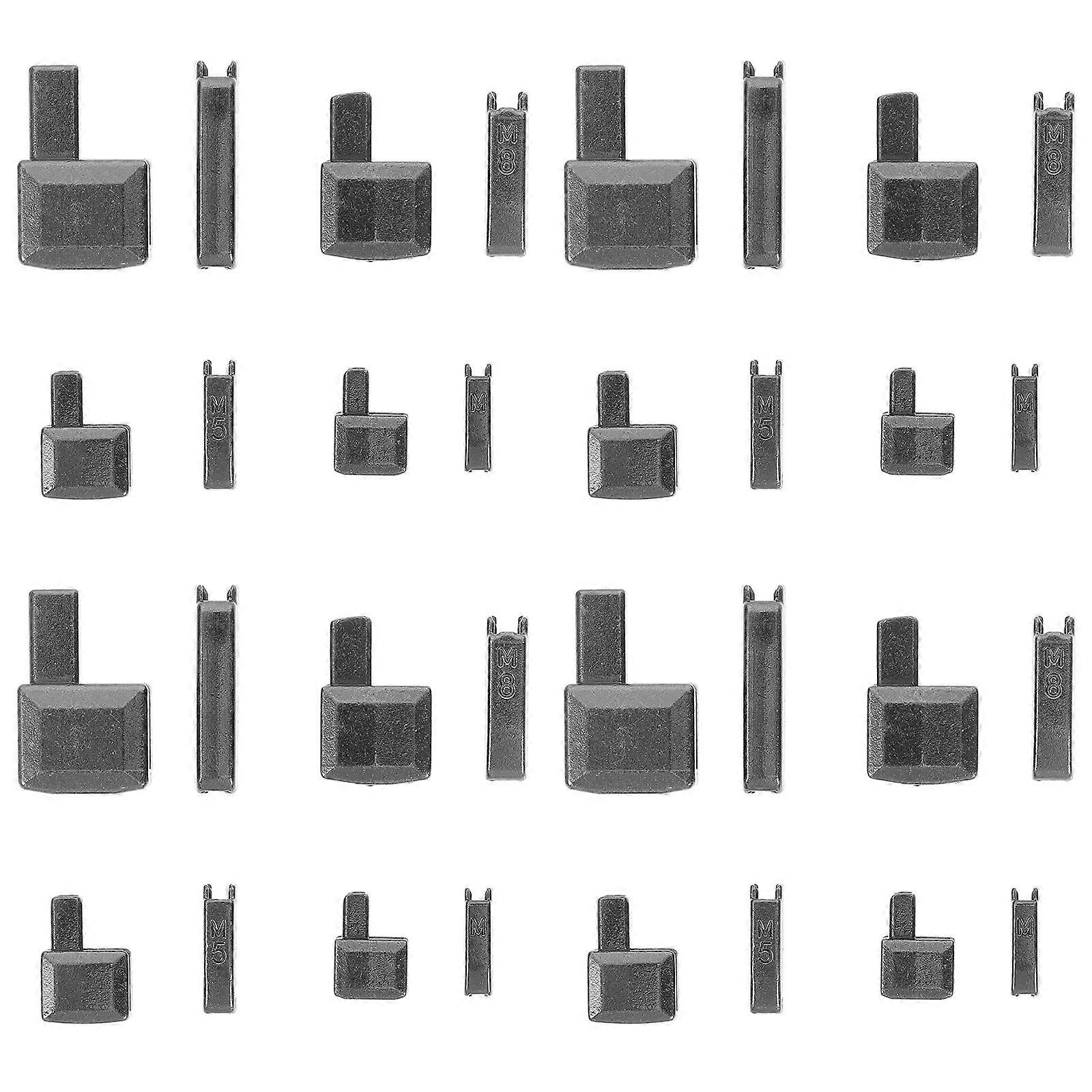16 sets Metal Zipper Stops Clothes Zipper Repairing Kits Zipper Stops for Repairing Zipper Supplies Practical Zipper Stops Zipper Replace Stops