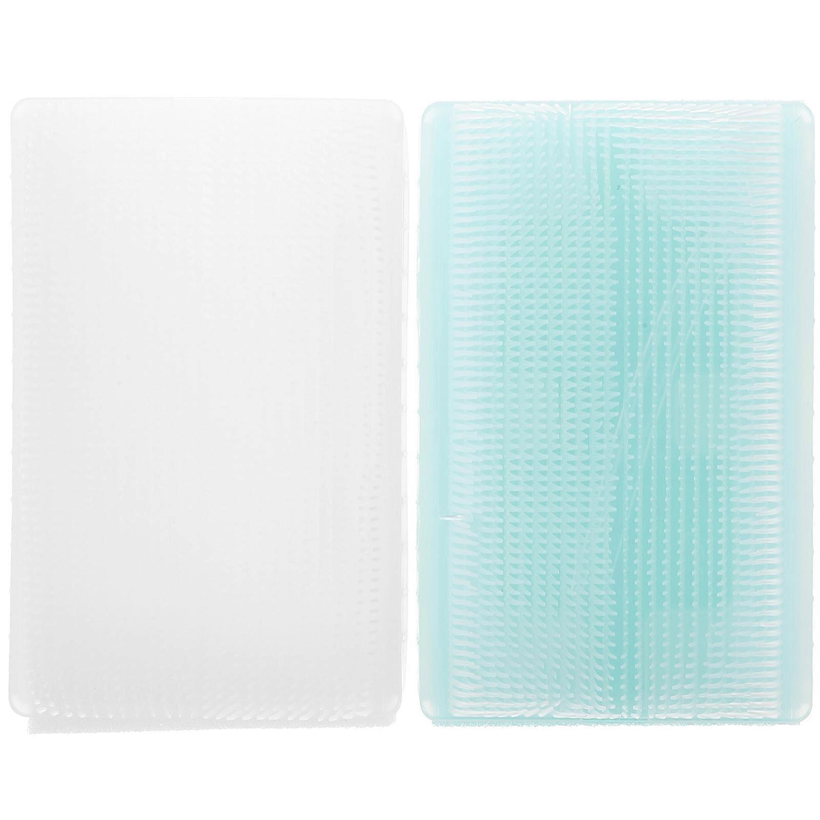 8 Pcs Comfortable Baby Hair Brush Detangle For Bathing Infants Rectangular Shape Soothe Emotions