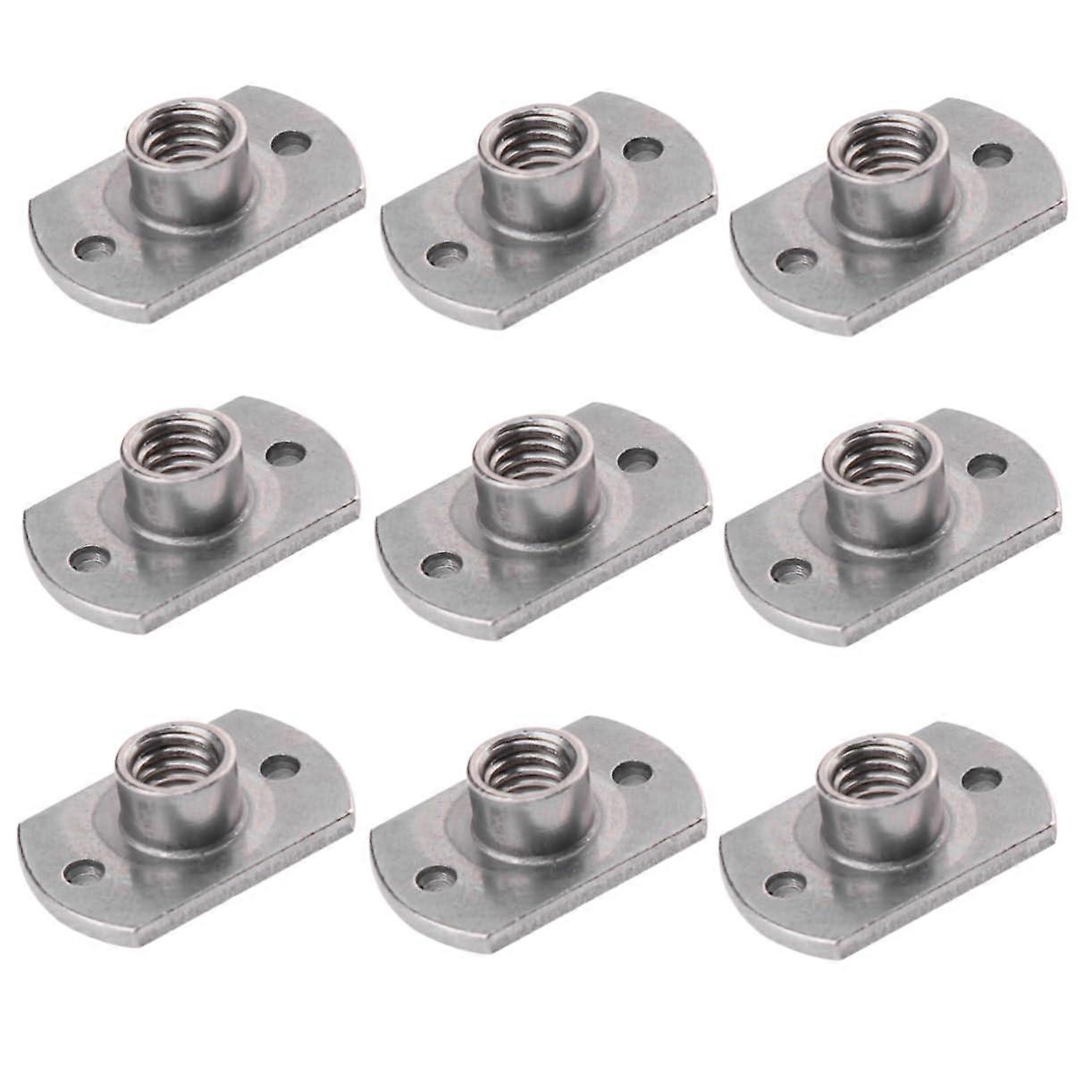 1 Pack Shaped Welding Nuts Made of Carbon Steel Welding Insert Rustproof for Indoor Outdoor Applications Strong Support for Projects
