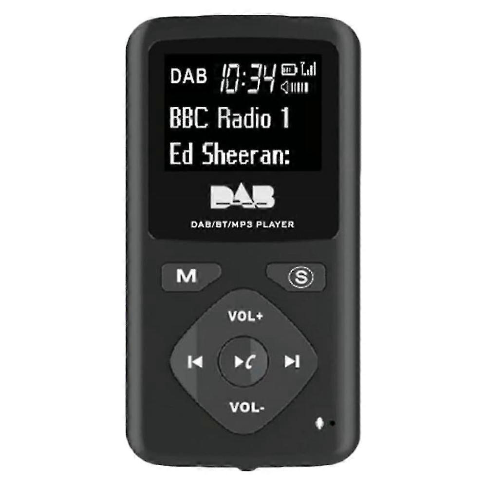 DAB / DAB راديو رقمي بلوتوث 4.0 جيب شخصي FM ميني راديو محمول سماعة MP3 -USB