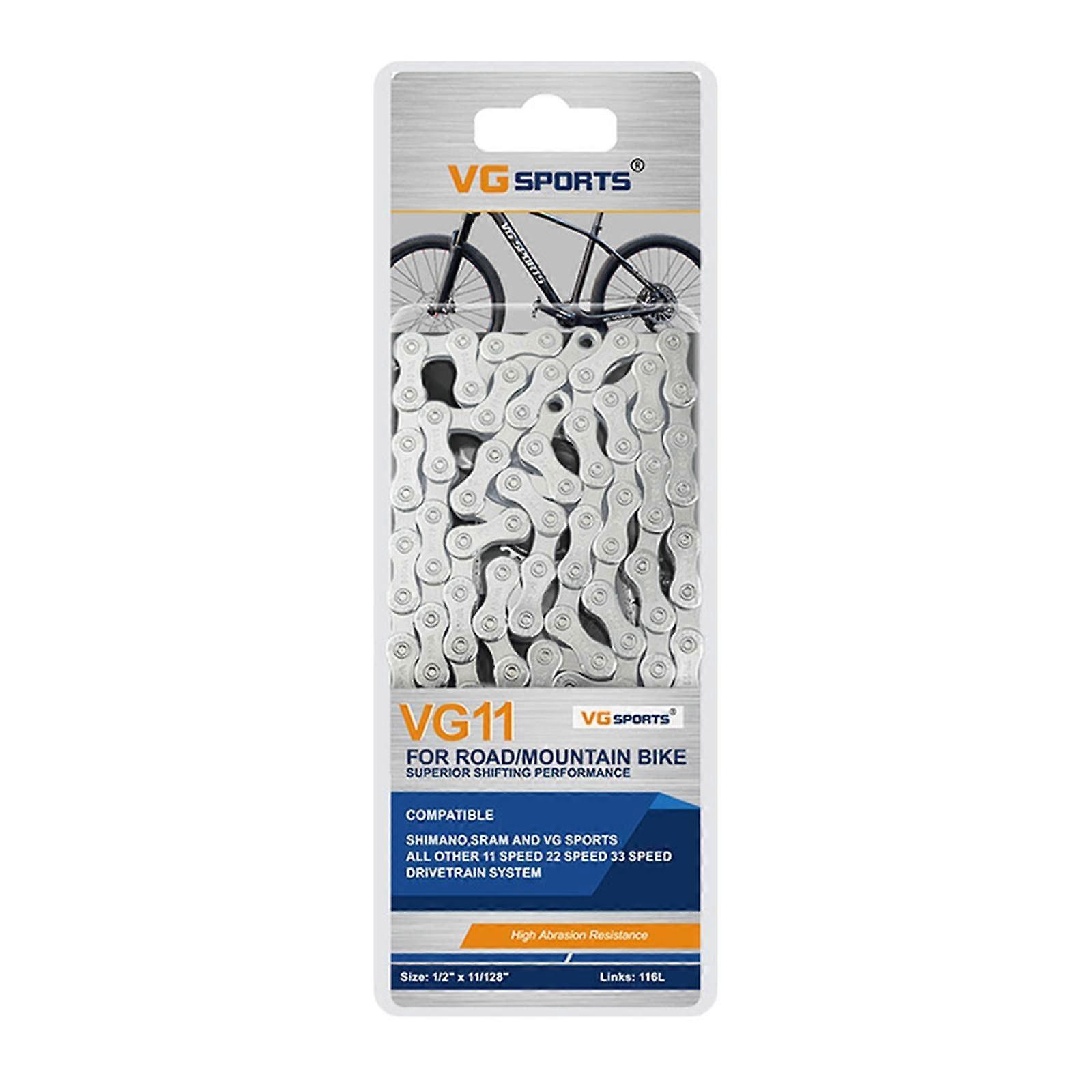 Bike Chain Quick Link for Folding Bike, 11-Speed Flexible Connector, Compact Silver Design Compatible with Various Models