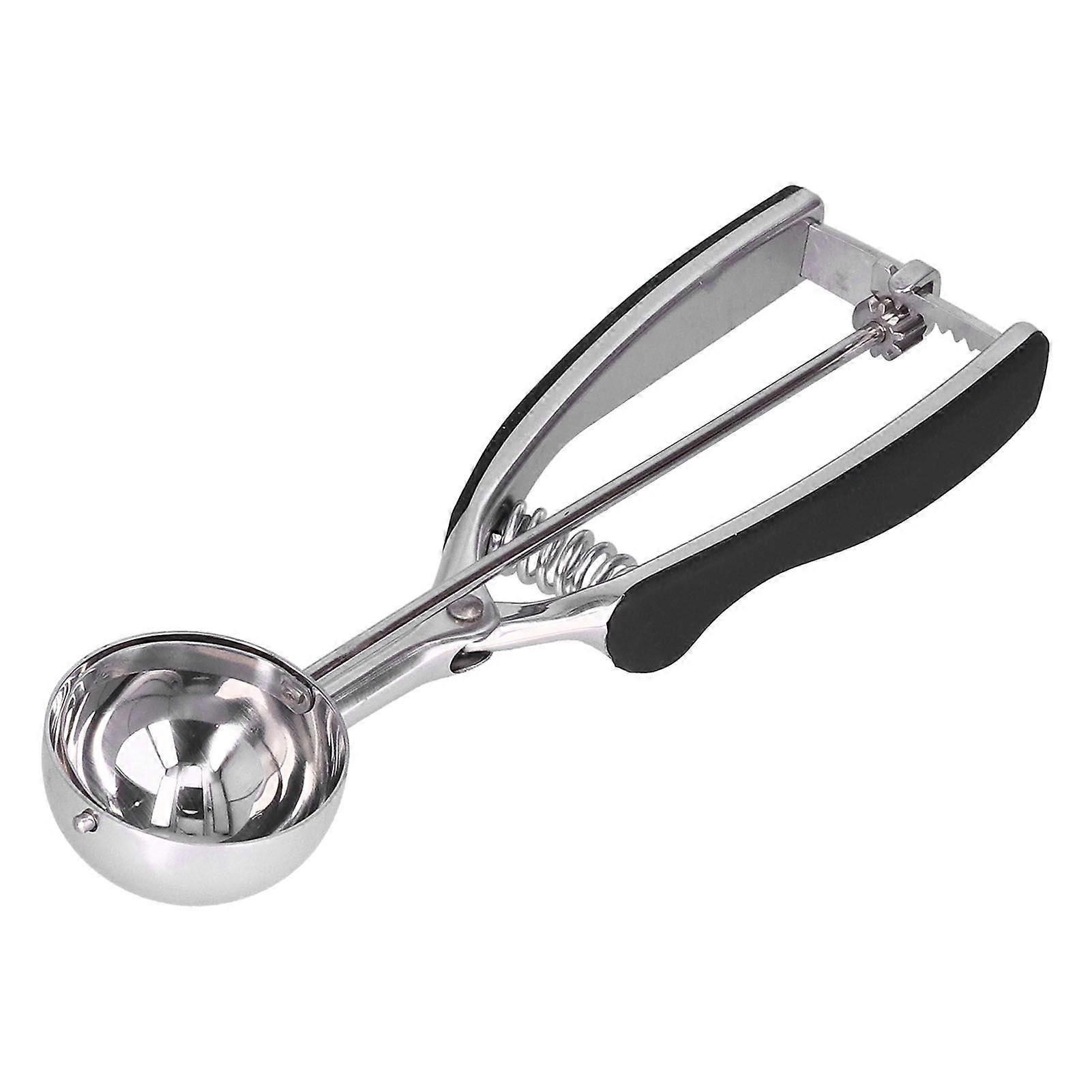 Multifunktionel rustfrit stål cookie scoop, manuel, bærbar, is scoop, til hjemmet, hotel, J10190P, 39mm