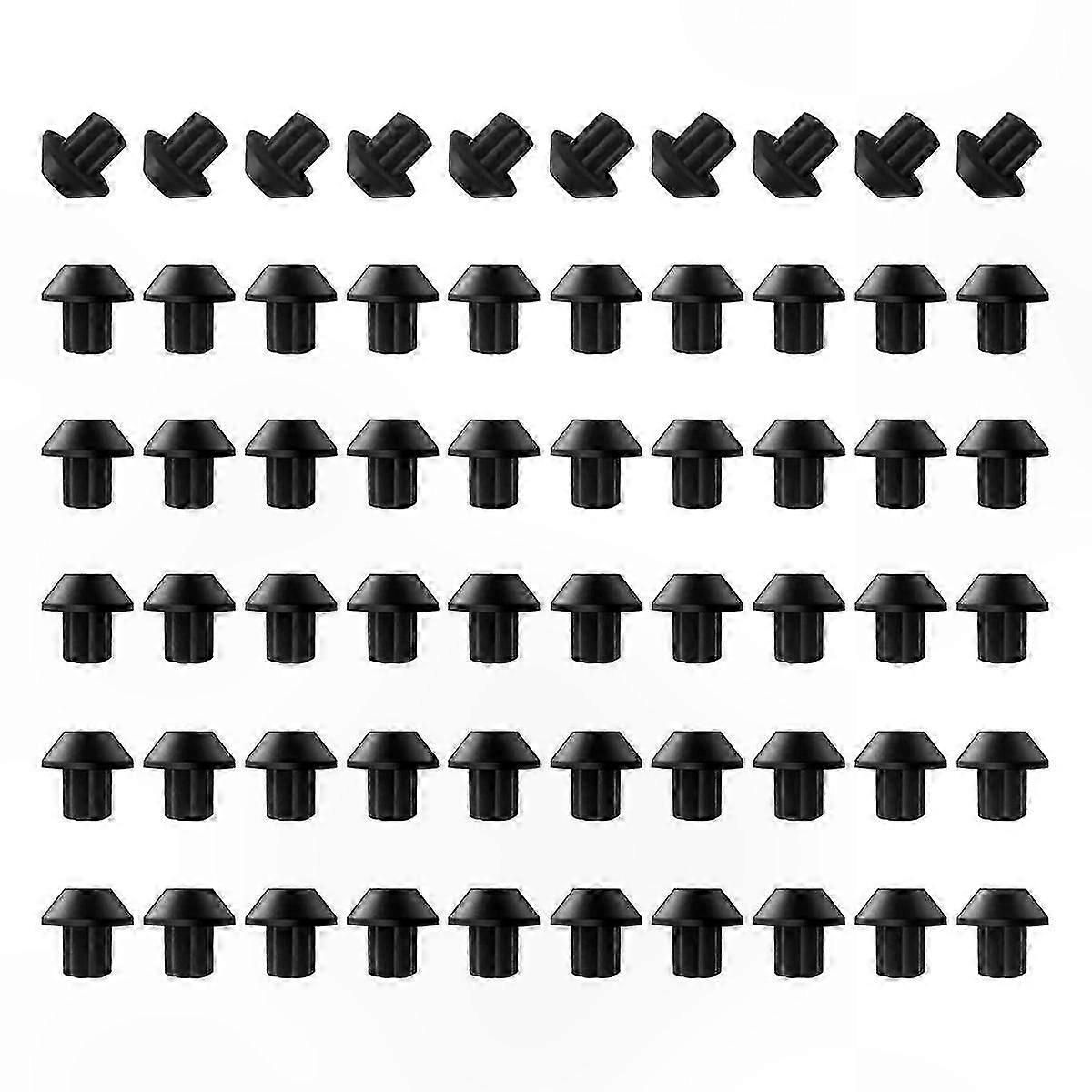 60 Pcs Rubber Grate Feet Replacement for Gas Range Burner Stoves
