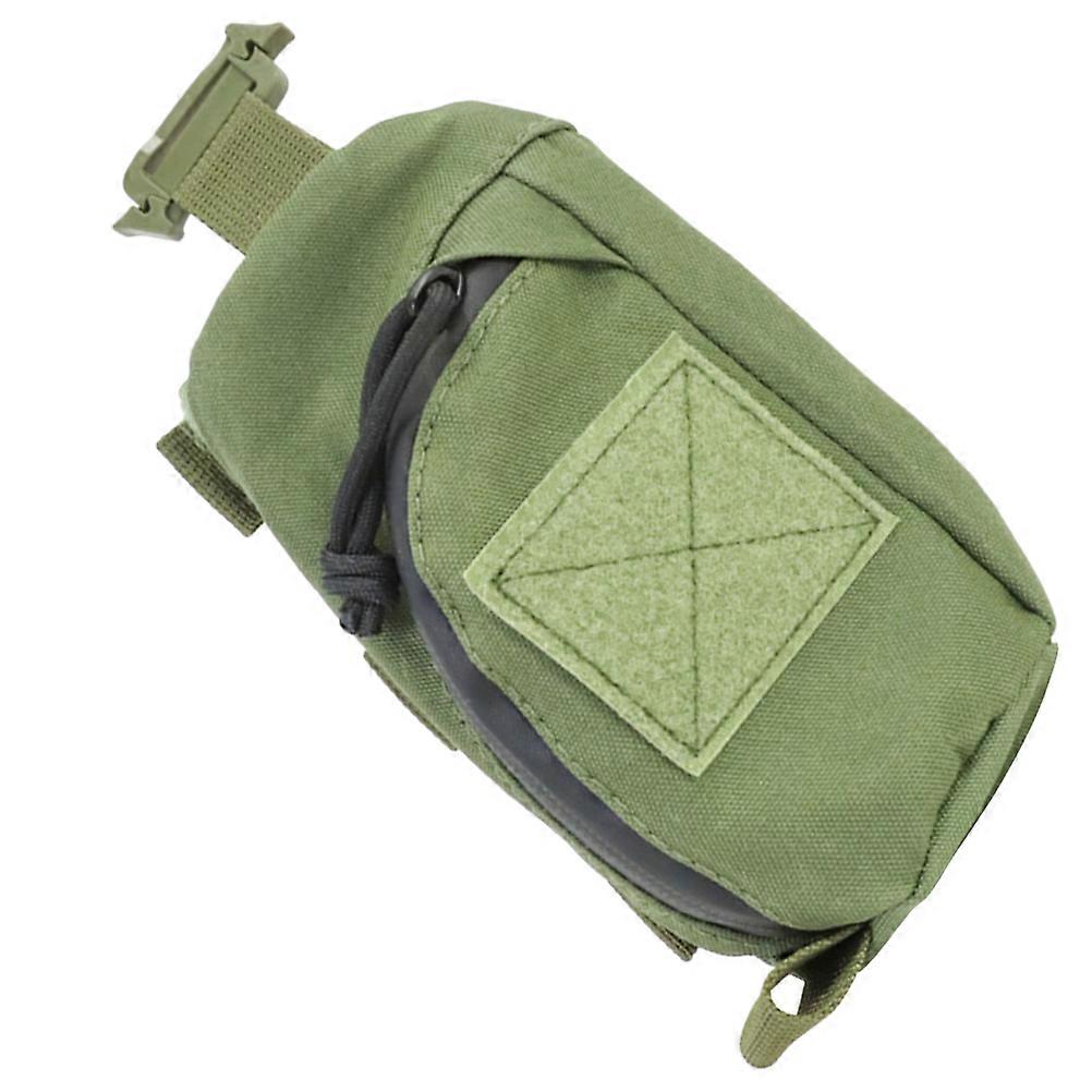 Portable Outdoor Tool Bag in Green Oxford Cloth for Storage with Large Capacity and Adjustable Straps 10x8x5 inches