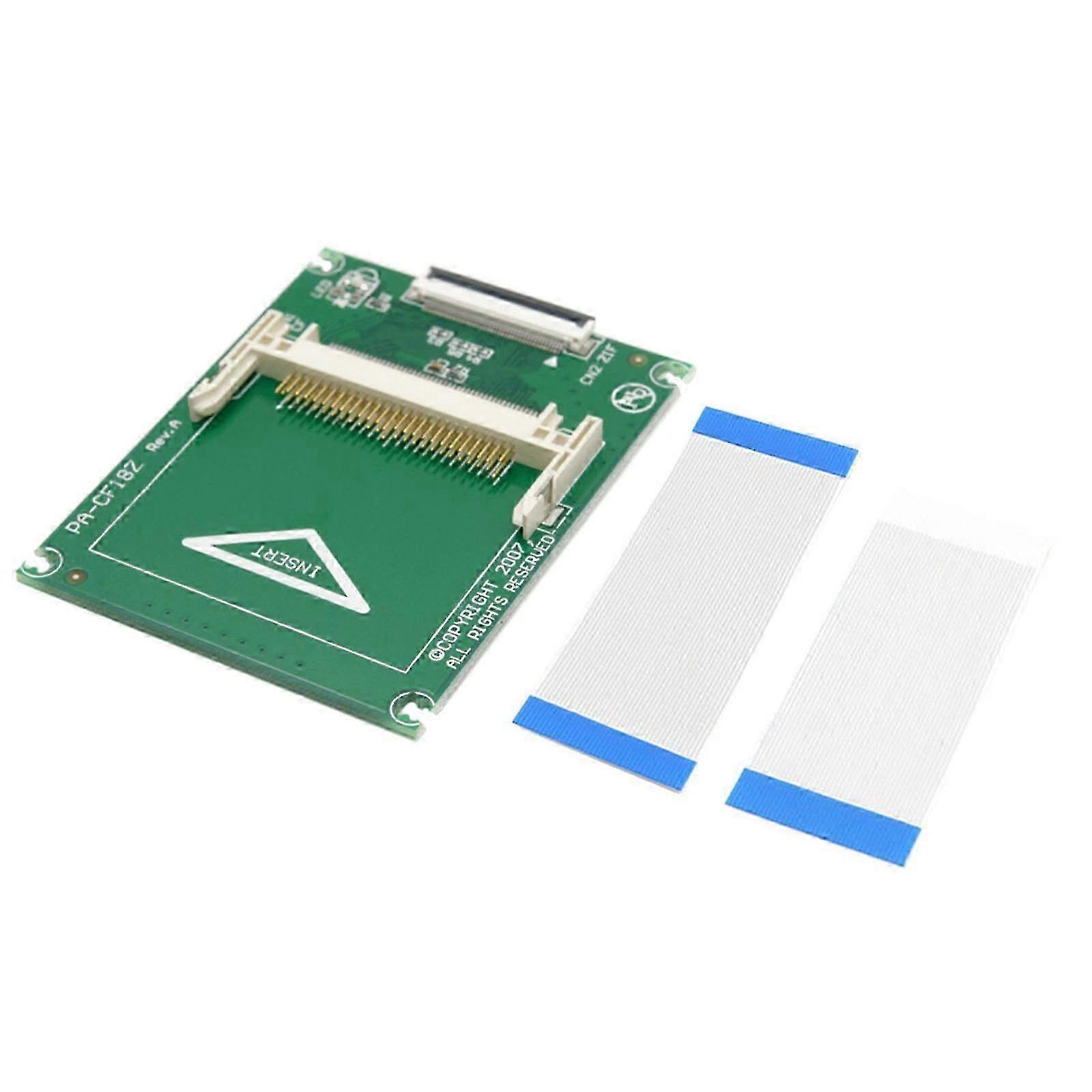 CF to ZIF/CE Interface Converter Adapter Card with Cable for 1.8Inch Hard Disk