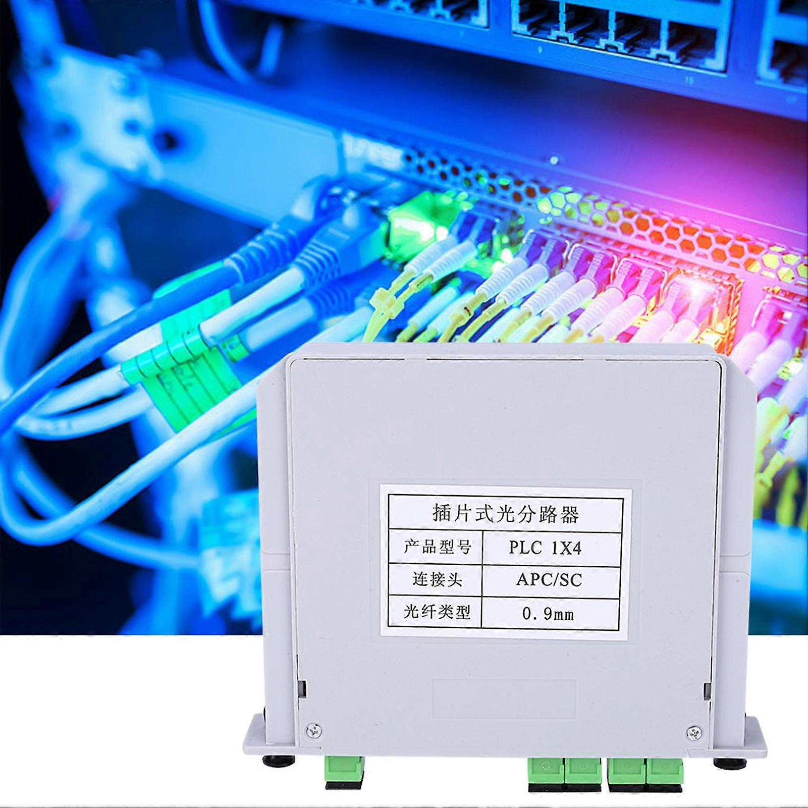 1X4 Blade Optical Splitter SC APC Single Mode PLC 1260-1650nm