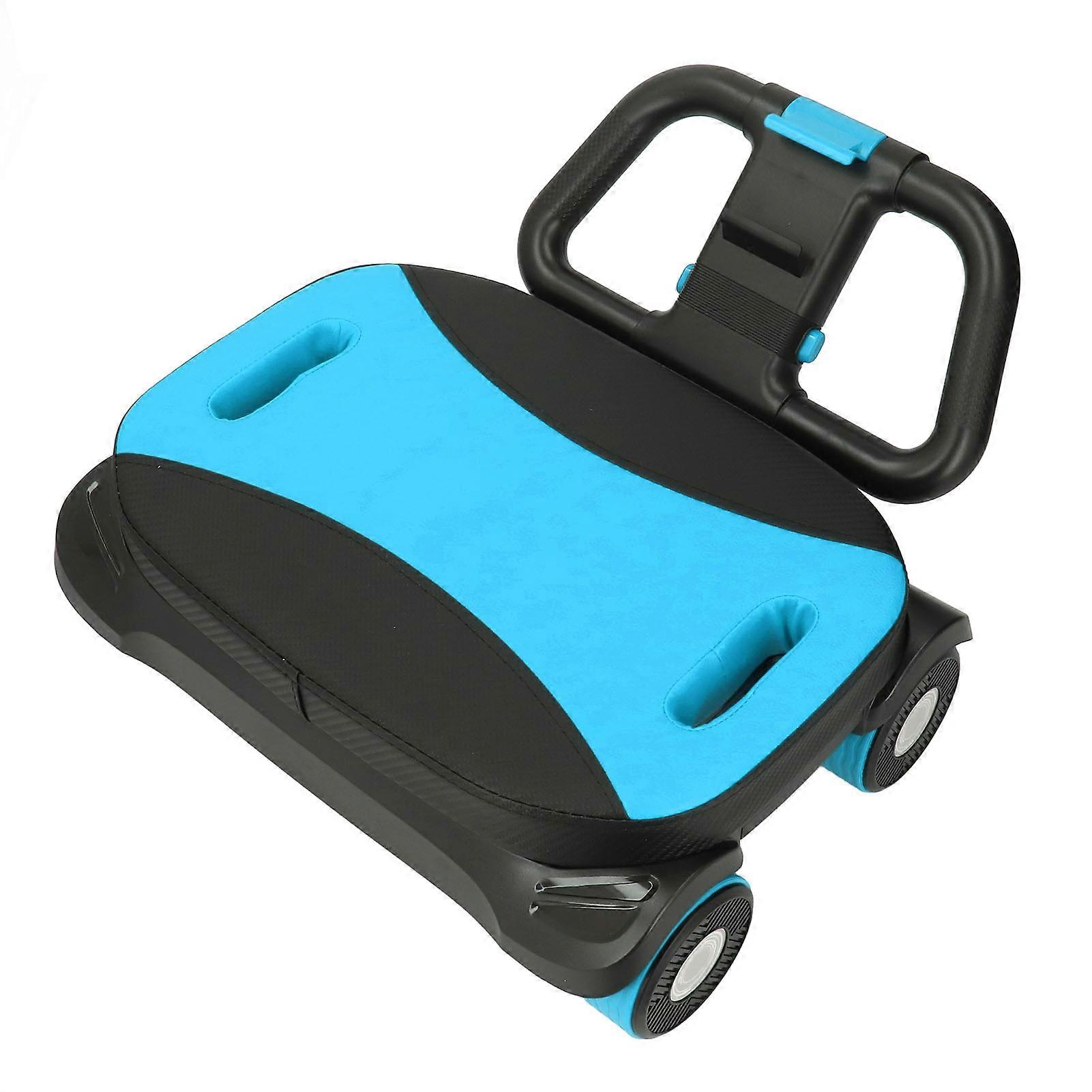 4 Wheels Abdominal Roller with Elbow Support 41x21.5x43.5cm Black/Blue