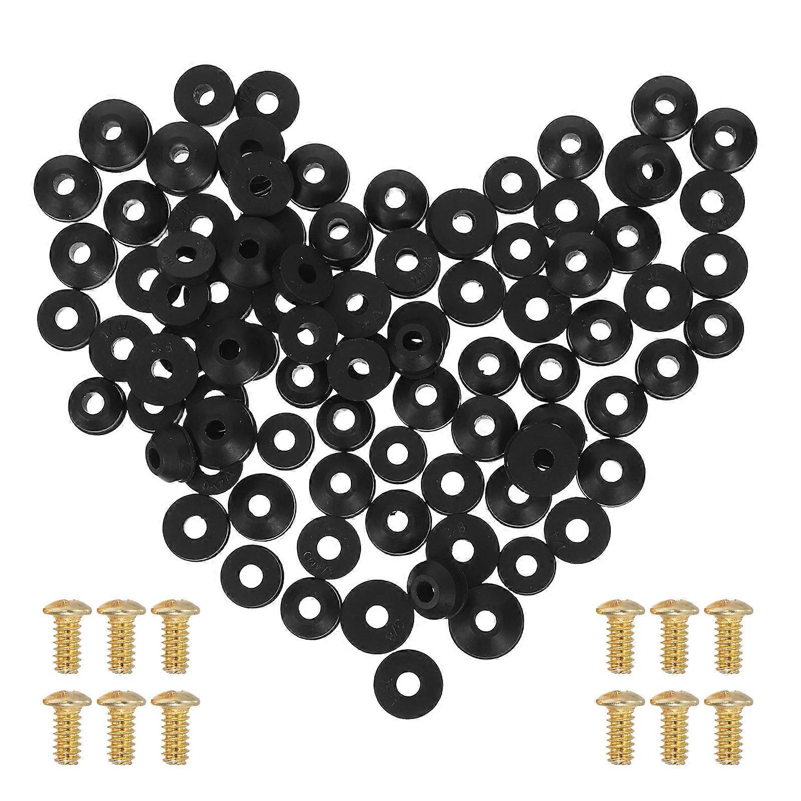 Waterproof Rubber Faucet Washers for Leak Proof Gaskets 116Pcs Set