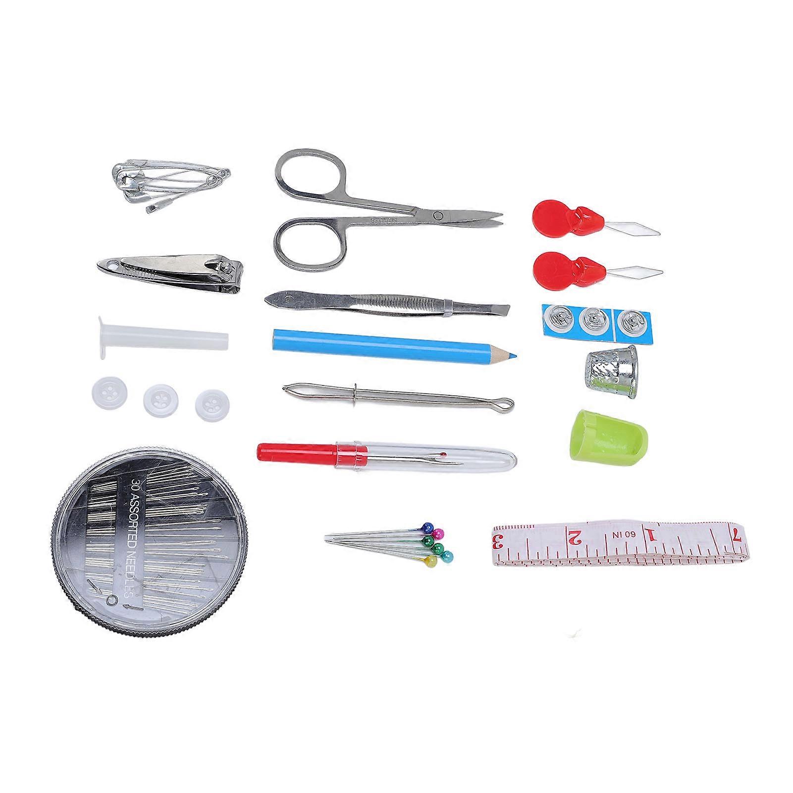 Portable Sewing Kit with Needles Thread Scissors for Travel M