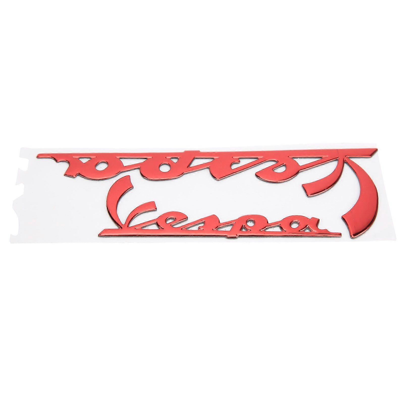 Emblem Sticker 3-Dimensional Decal for Vespa GTS300 LX125 LX150 IE Sprint Primavera 300 LX LXV SuperRed