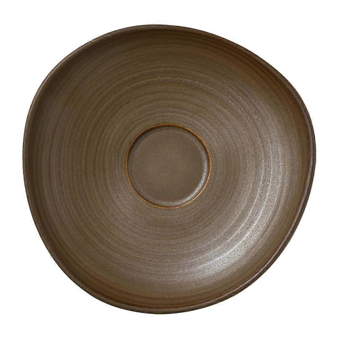 Patina Bronze Saucer 16 cm 6 1/4 in Box Of 12 For Elegant Drinkware Presentation In Catering And Fine Dining