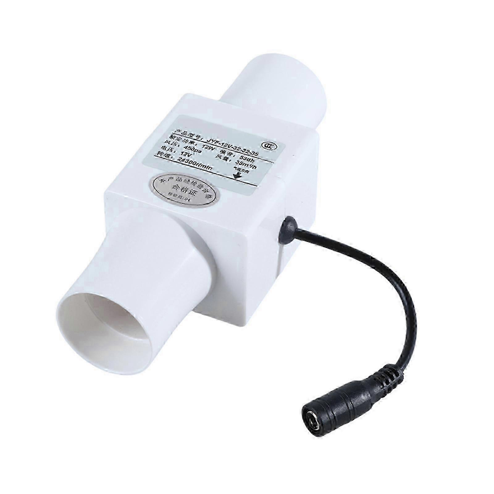 Ilmanvaihtotuuletin 12V hiljainen Inline kylpyhuoneeseen