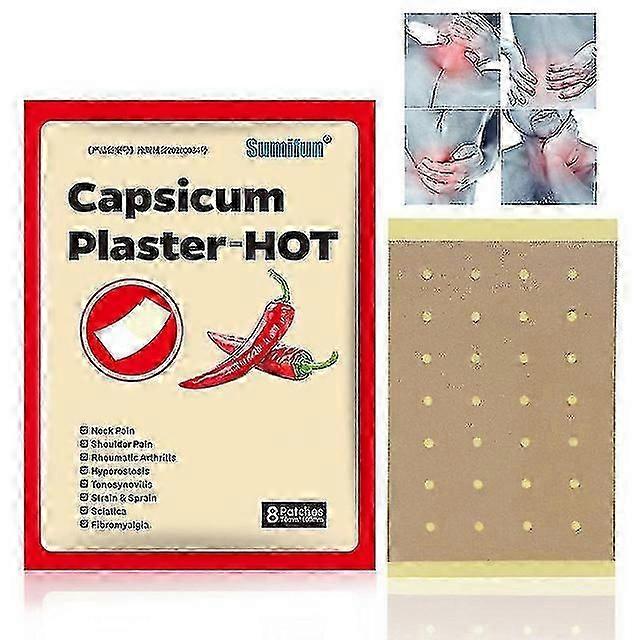 Gips, Chili Pflaster 1 Pack mit 8 Stück-hd