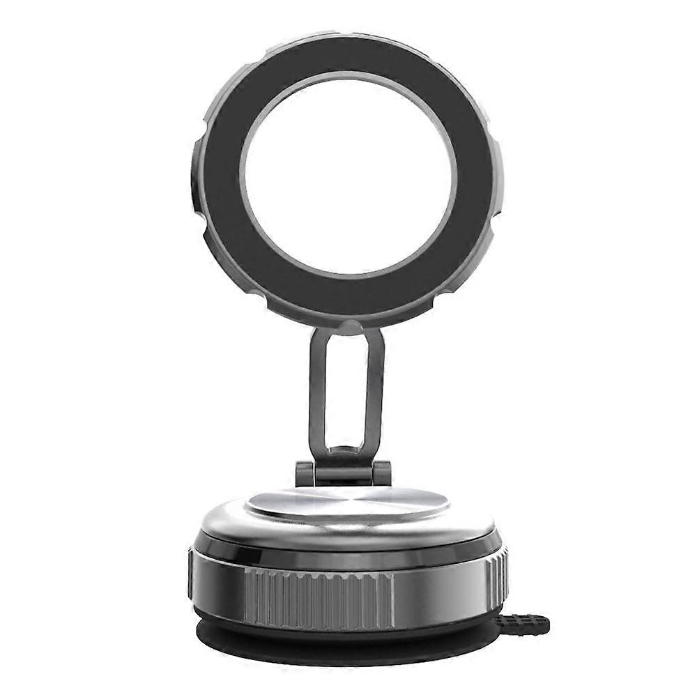 Car Phone Mount Vacuum Magnetic Foldable Universal Smartphone Holder With Suction Base