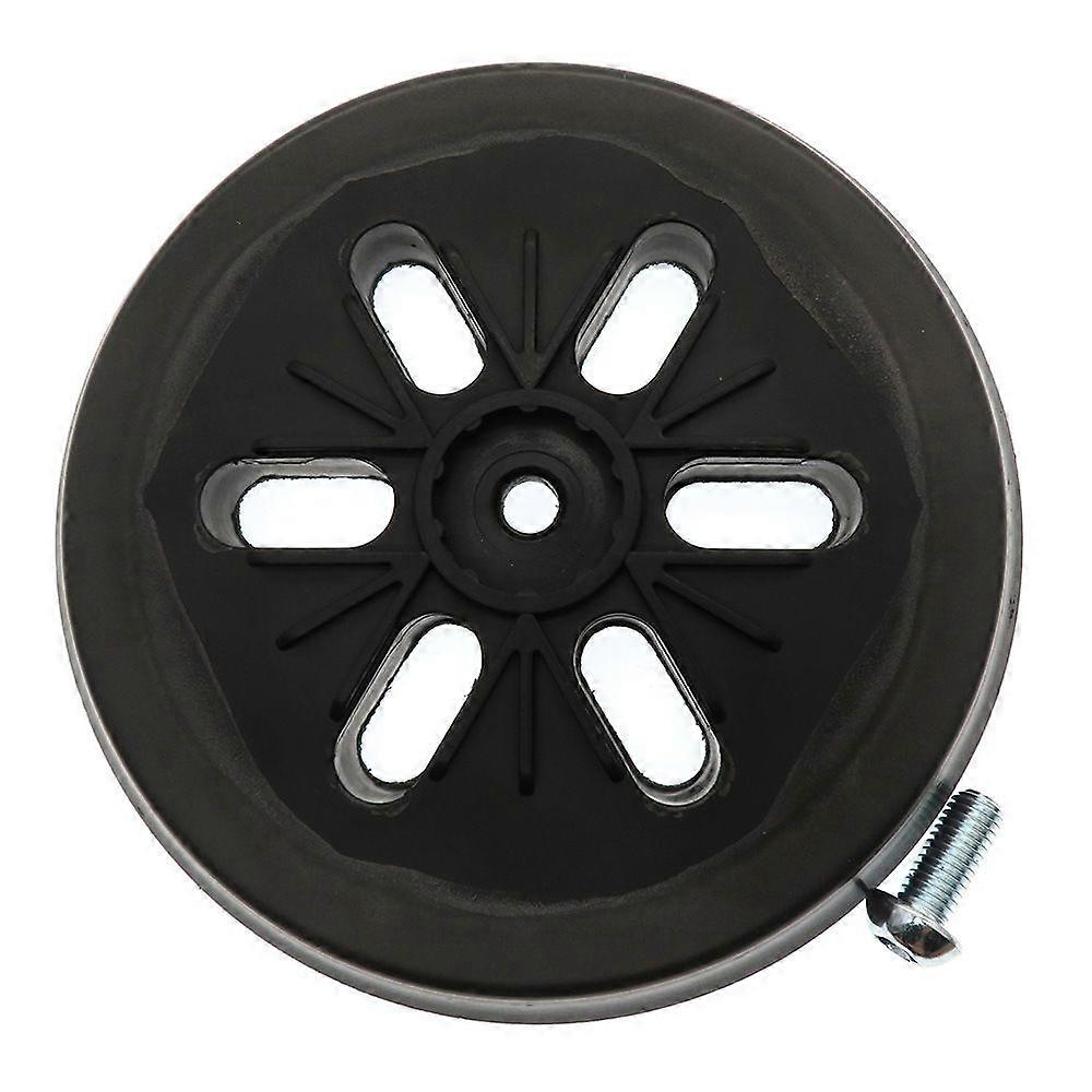 Fonepro 6 Inch 6 Hole Electric Black Polishing Disc, Self-Adhesive Flocking