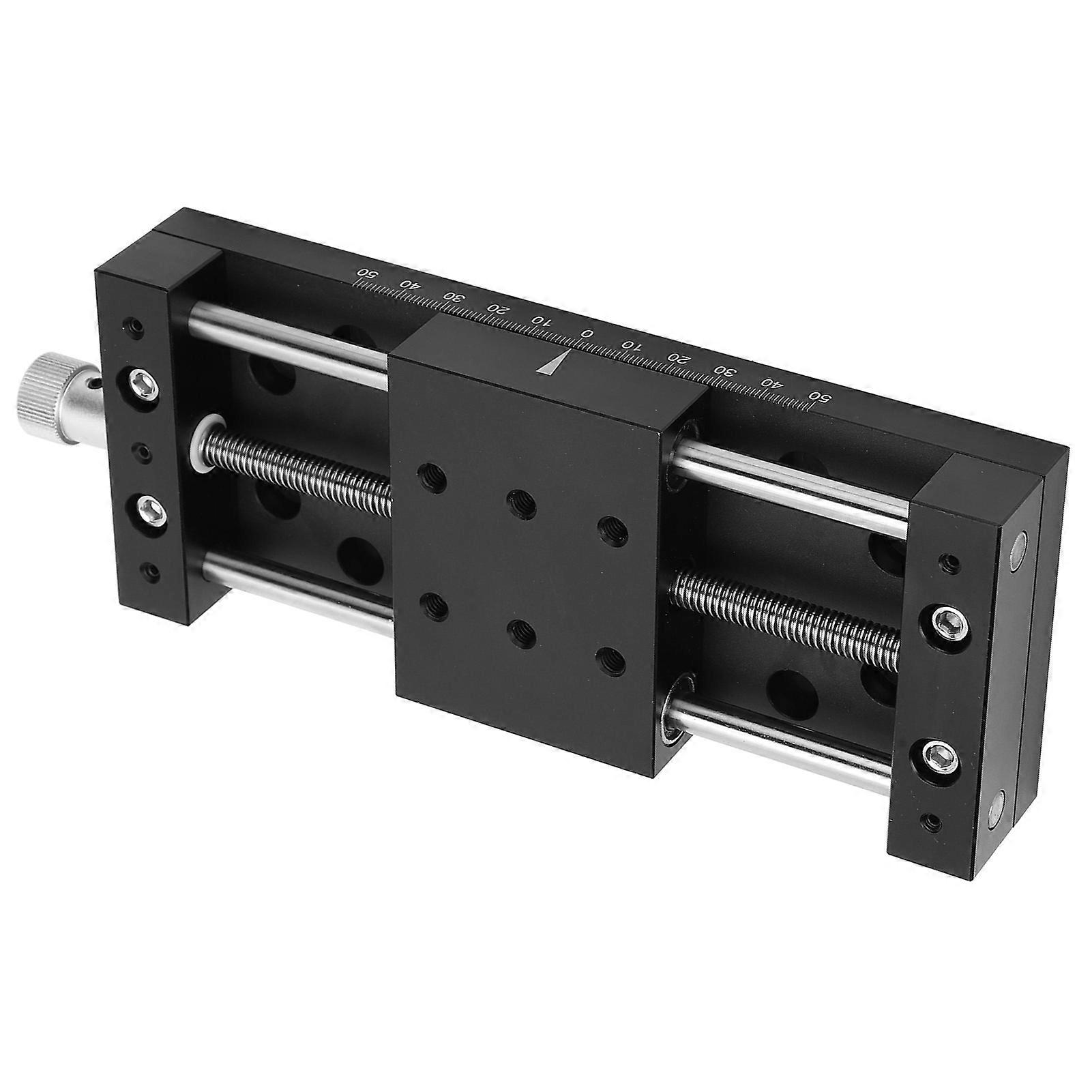 X Sliding Stage Aluminum Alloy Fine Tune Table 60x80mm SP80A-DB100