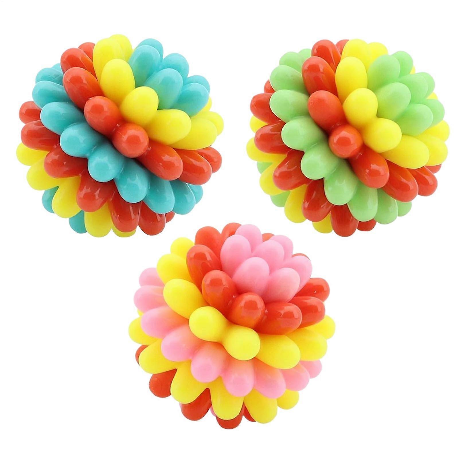 Dog Balls for Aggressive Chewers, Durable Teething Balls for Large Medium Small Dogs, Indoor Outdoor Play, Enrichment Toys