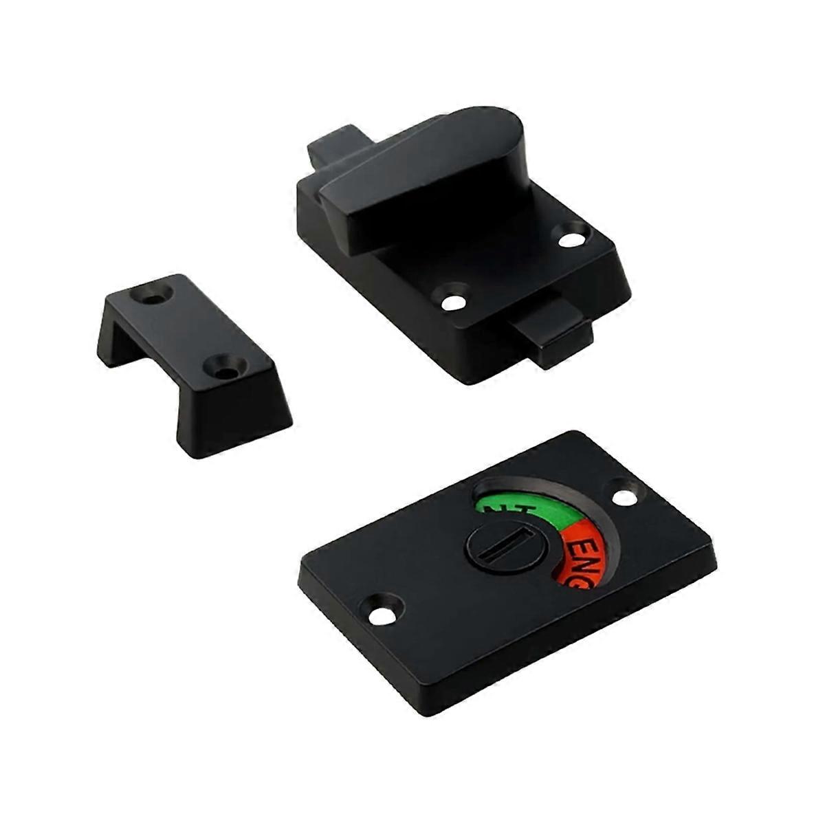 Zinc Alloy Bathroom Privacy Lock with Indicator, Vacant/Occupied Sign for WC Restroom Toilet Partition