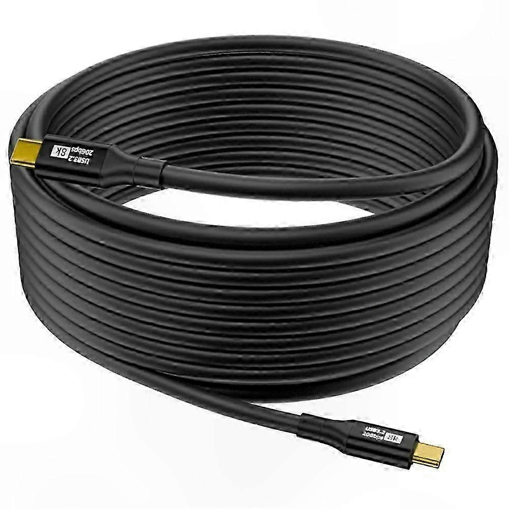 5m USB Type-C to Type-C Cable, 100W Power Delivery, 20Gbps Data Transfer, 8K@60Hz Video Output Compatible Wire